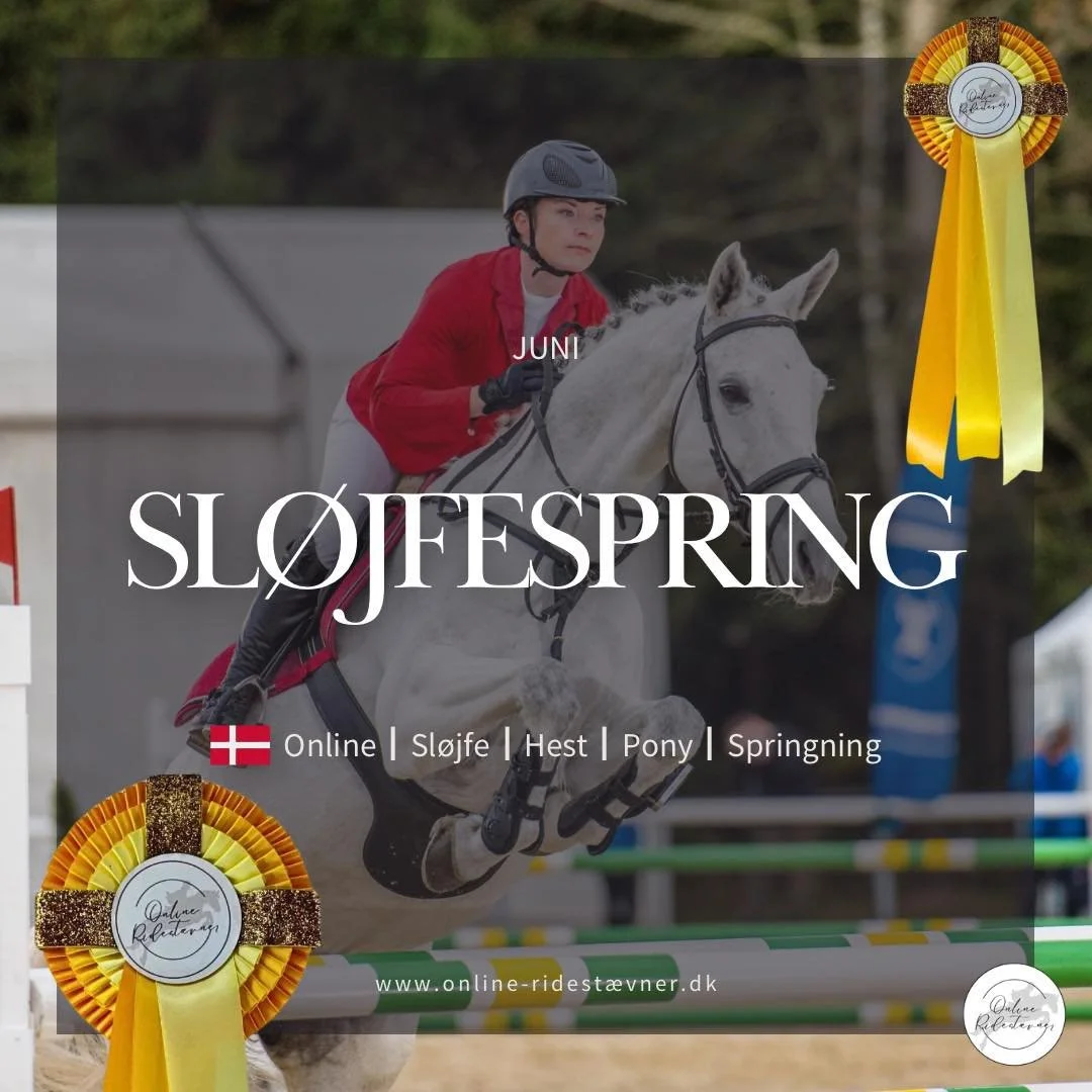 ☀️ SL&Oslash;JFESPRING - JUNI ☀️

Juni bringer lunere dage, mere energi og den der helt s&aelig;rlige f&oslash;lelse af, at alt begynder at blomstre &ndash; ogs&aring; tr&aelig;ningen med din hest. Det er en oplagt m&aring;ned til at give dine spring