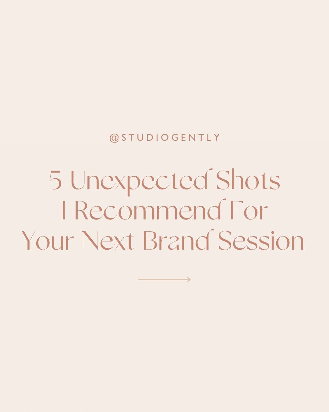 5 unexpected shots I recommend for your shot list 👇🏻​​​​​​​​
​​​​​​​​
🌿 Hands + feet​​​​​​​​
ㅤ
It can be tempting when you plan your shot list for a brand shoot to JUST go for photos of you that include your face I recommend crops that still are y