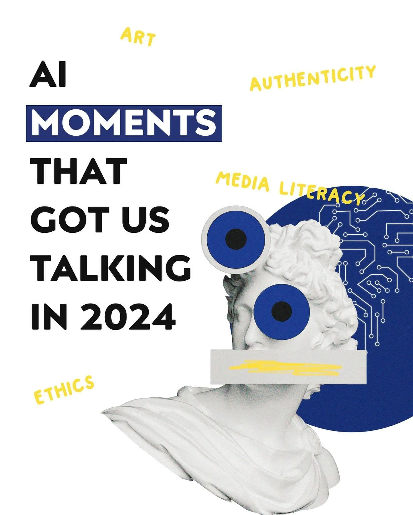 From jaw-dropping AI-generated art to viral deepfakes that blurred the lines between reality and fiction, 2024 gave us some wild moments that made us really think.

🔹 What is the line between creativity and imitation? 
🔹 How do we navigate the ethi