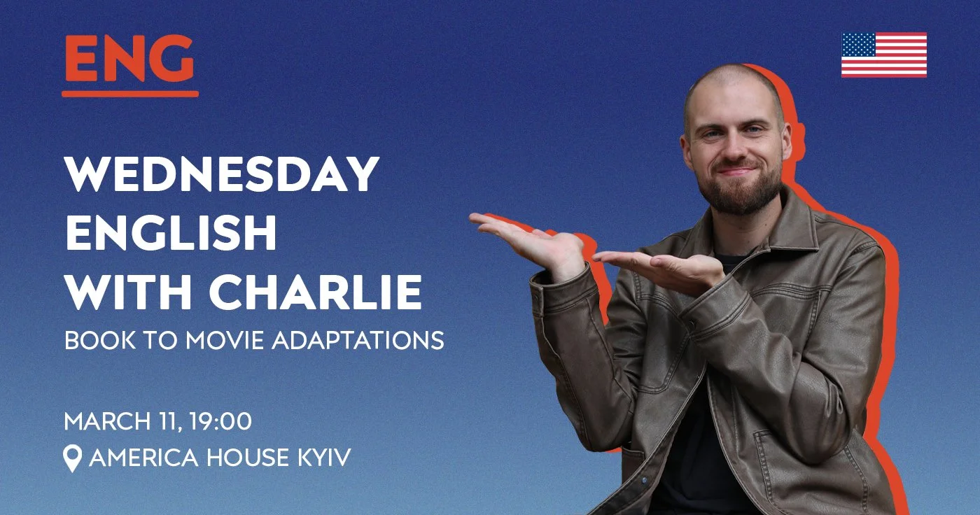 Wednesday English With Charlie: Book to Movie Adaptations
