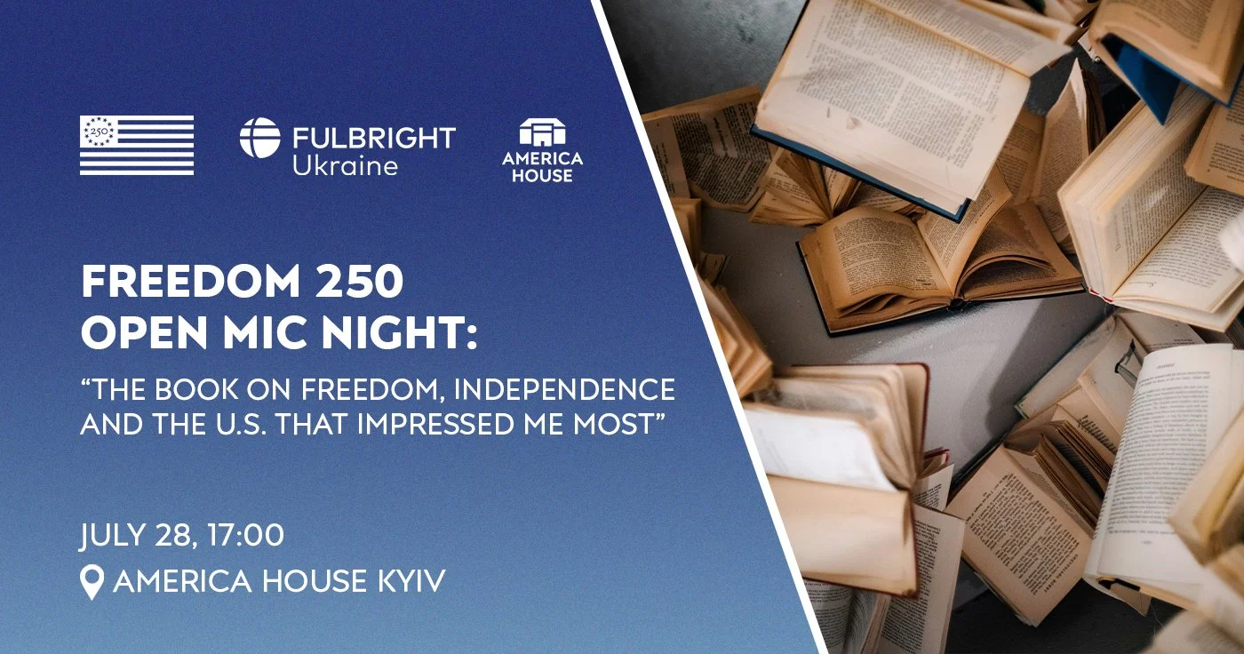Freedom 250 Open Mic Night: “The Book on Freedom, Independence and the U.S. That Impressed Me Most”
