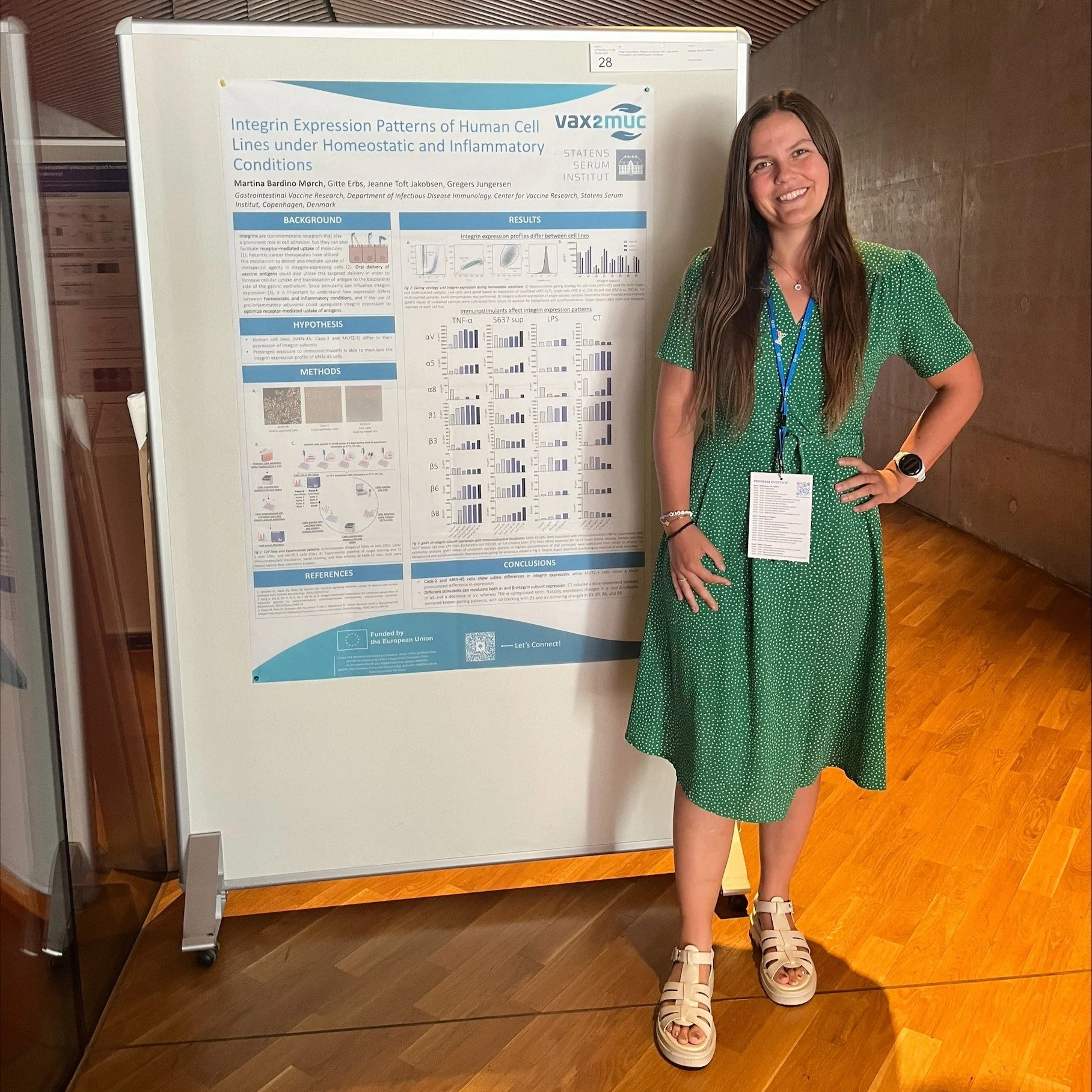 Martina Bardino Mørch at the Nordic Flow Cytometry Meeting