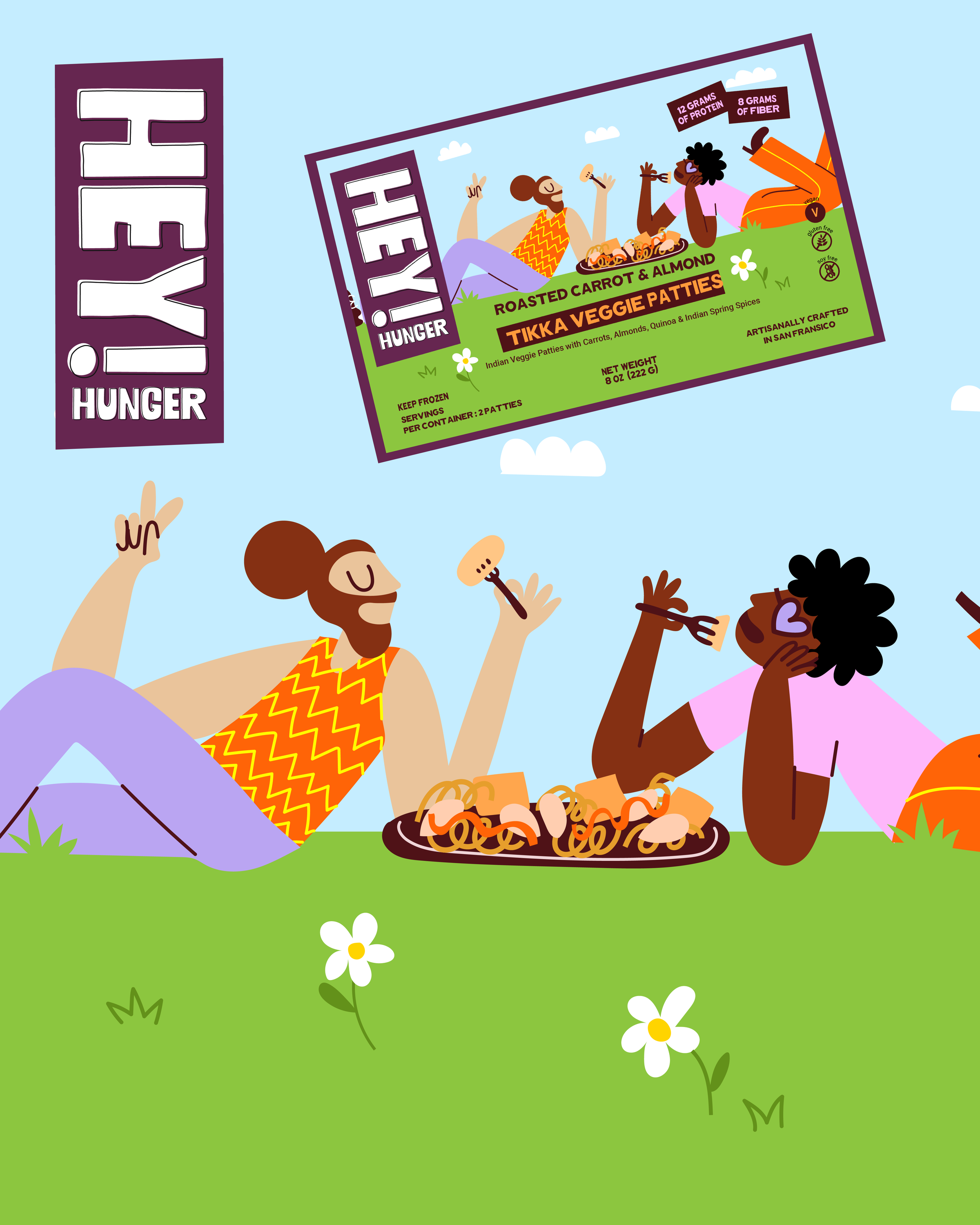 Hey! Hunger Packaging Design