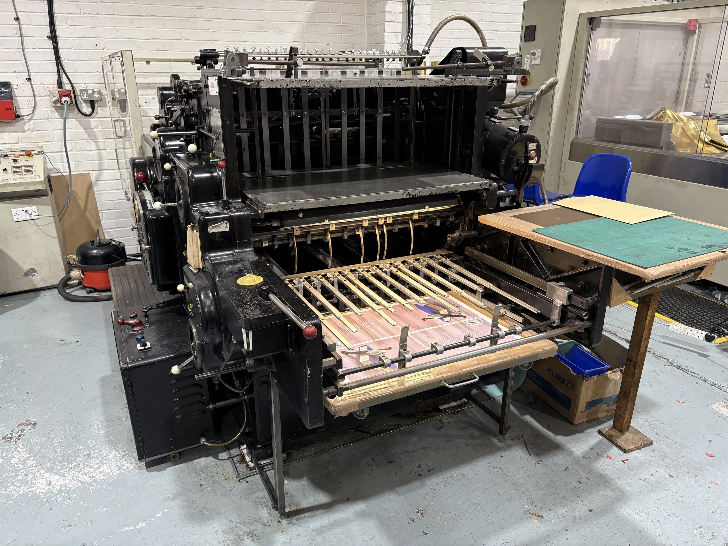 3 Years in and installation of a new Heidelberg SBB machine