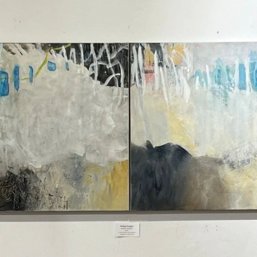 MEET THE ARTISTS RECEPTION
on Sunday September 7, 2025 3 to 5pm
for
&ldquo;Abstract Conversations&rdquo; exhibit
In this wide-ranging exhibit of paintings and sculptures, viewers will encounter subjects springing from the imaginations of each artist 