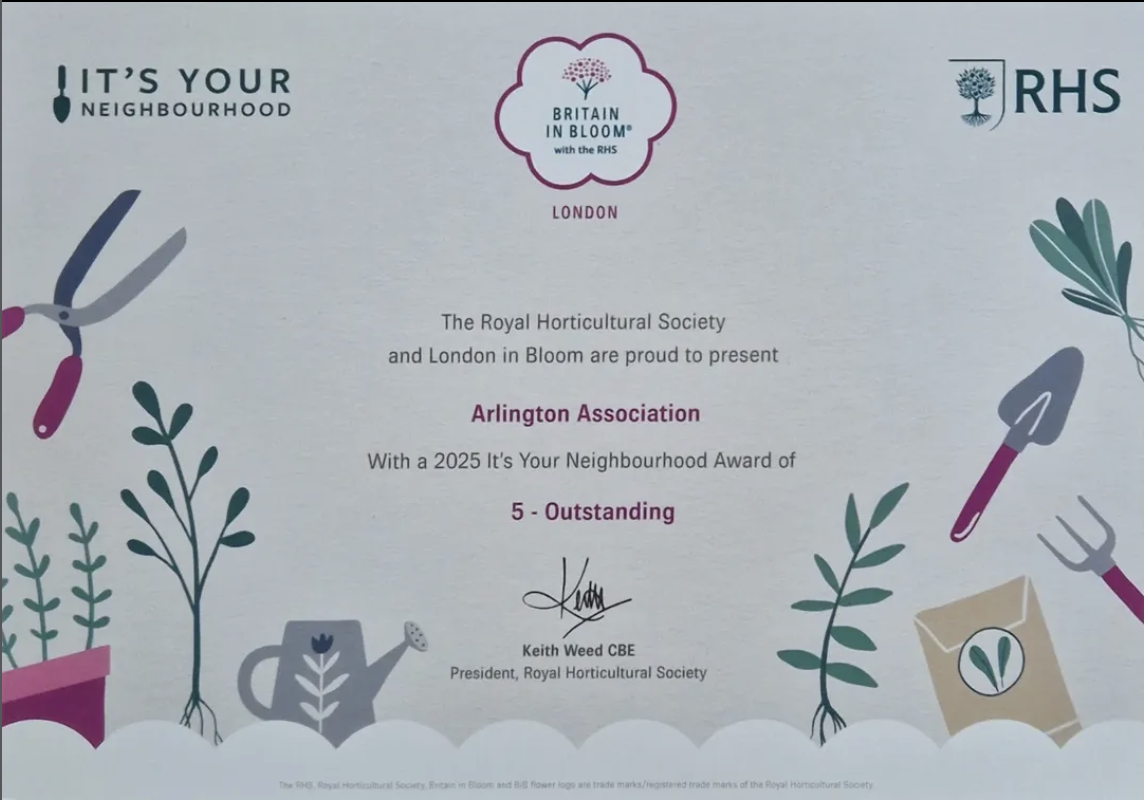 Royal Horticultural Society &amp; London in Bloom Award