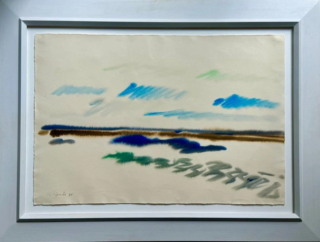 FLIEBENDES GESCHEHEN II 1985 GOUACHE AUF HAHNEMUHLE 53.5X79 CM.jpeg