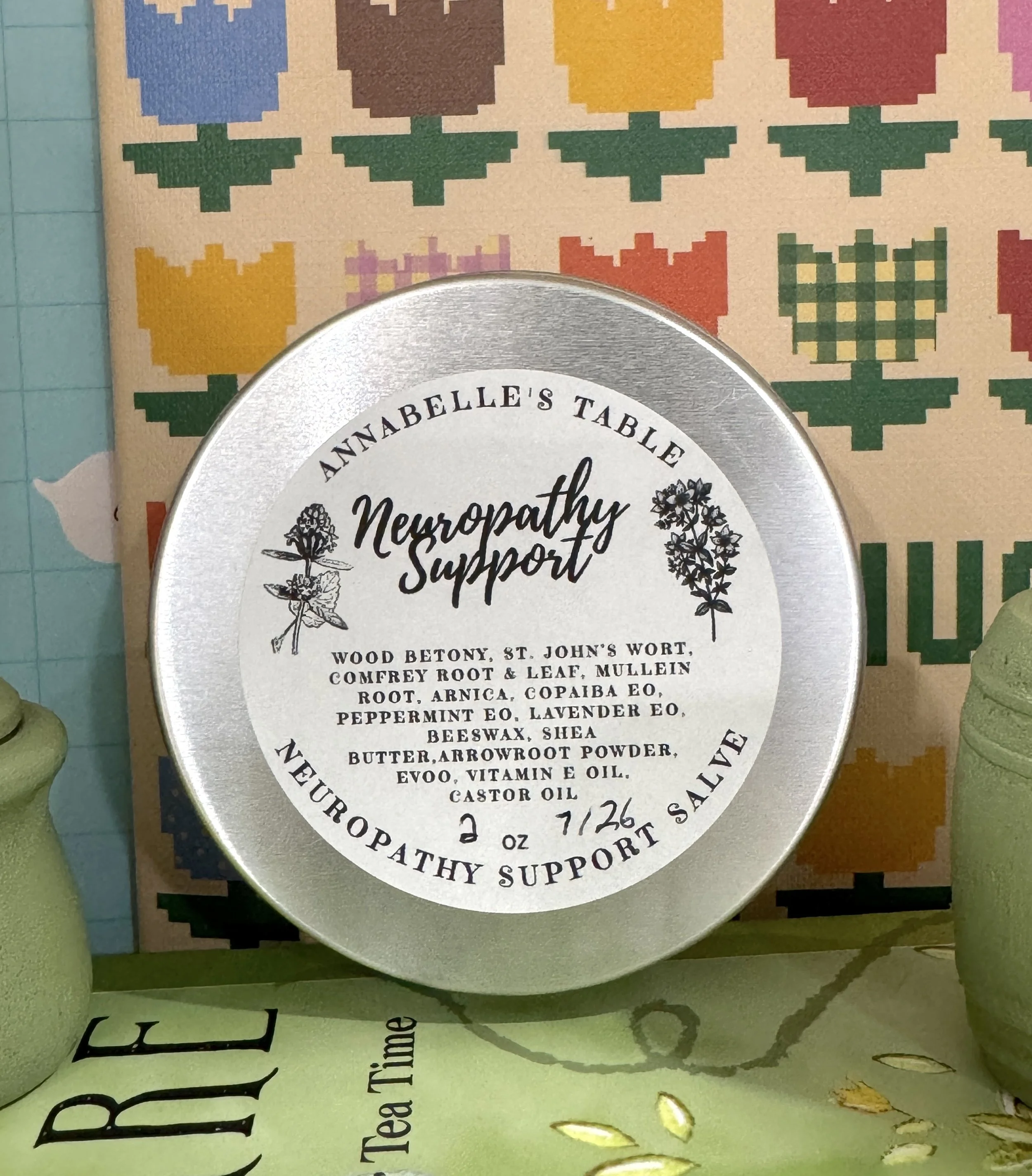 Neuropathy Support Natural Organic Topical Salve