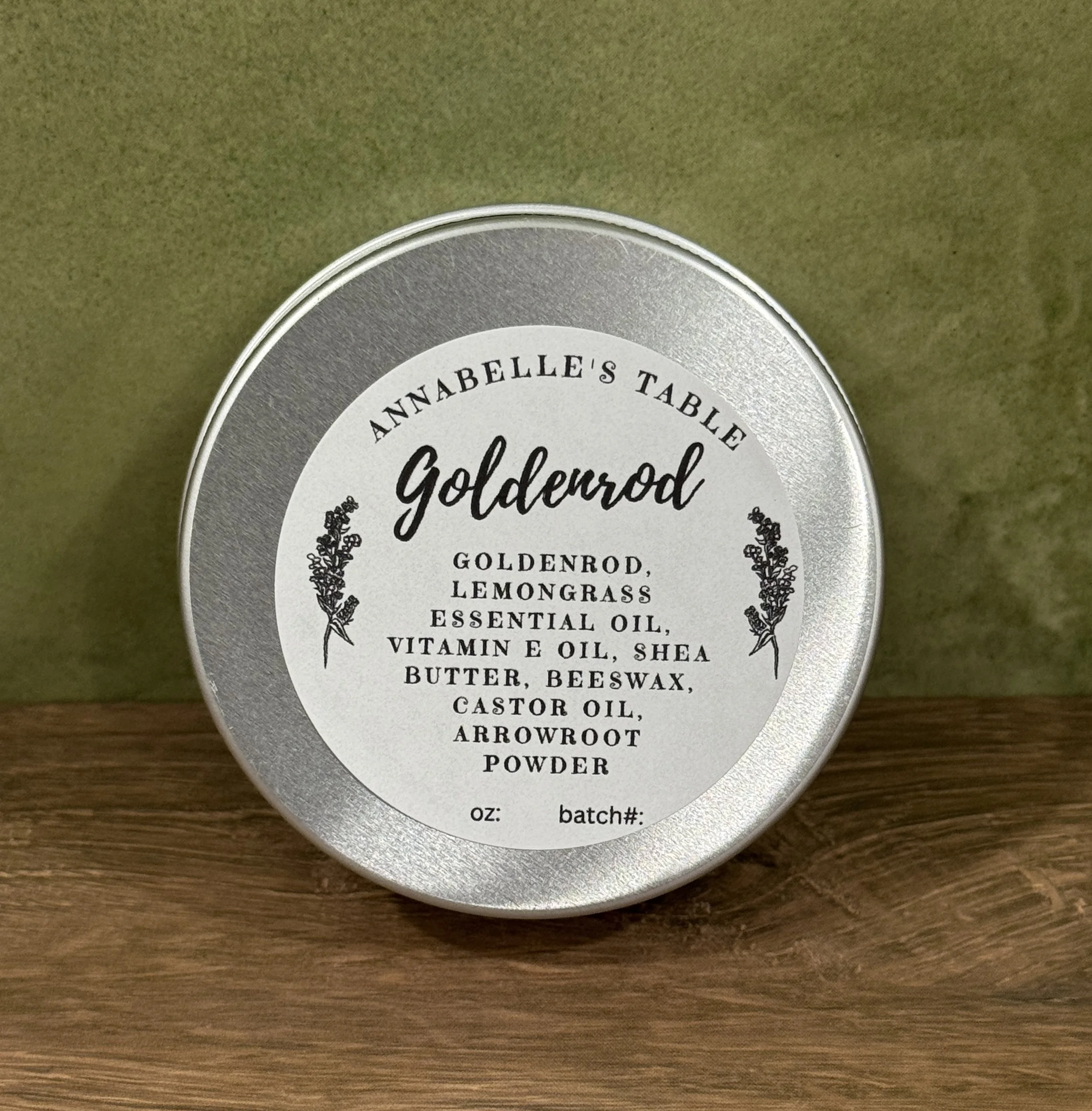Goldenrod Topical Organic Herbal Salve