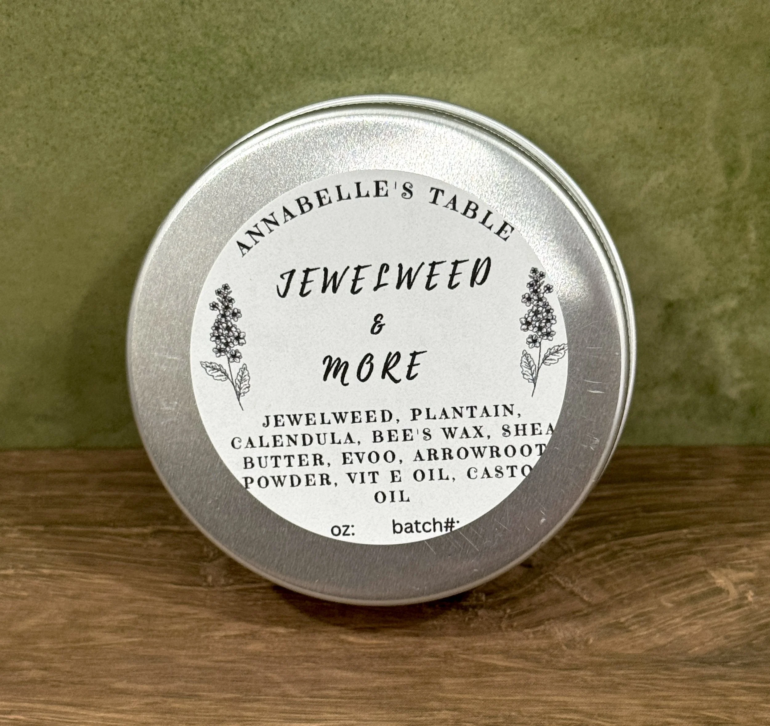 Jewelweed & More Outdoors Companion Organic Herbal Salve