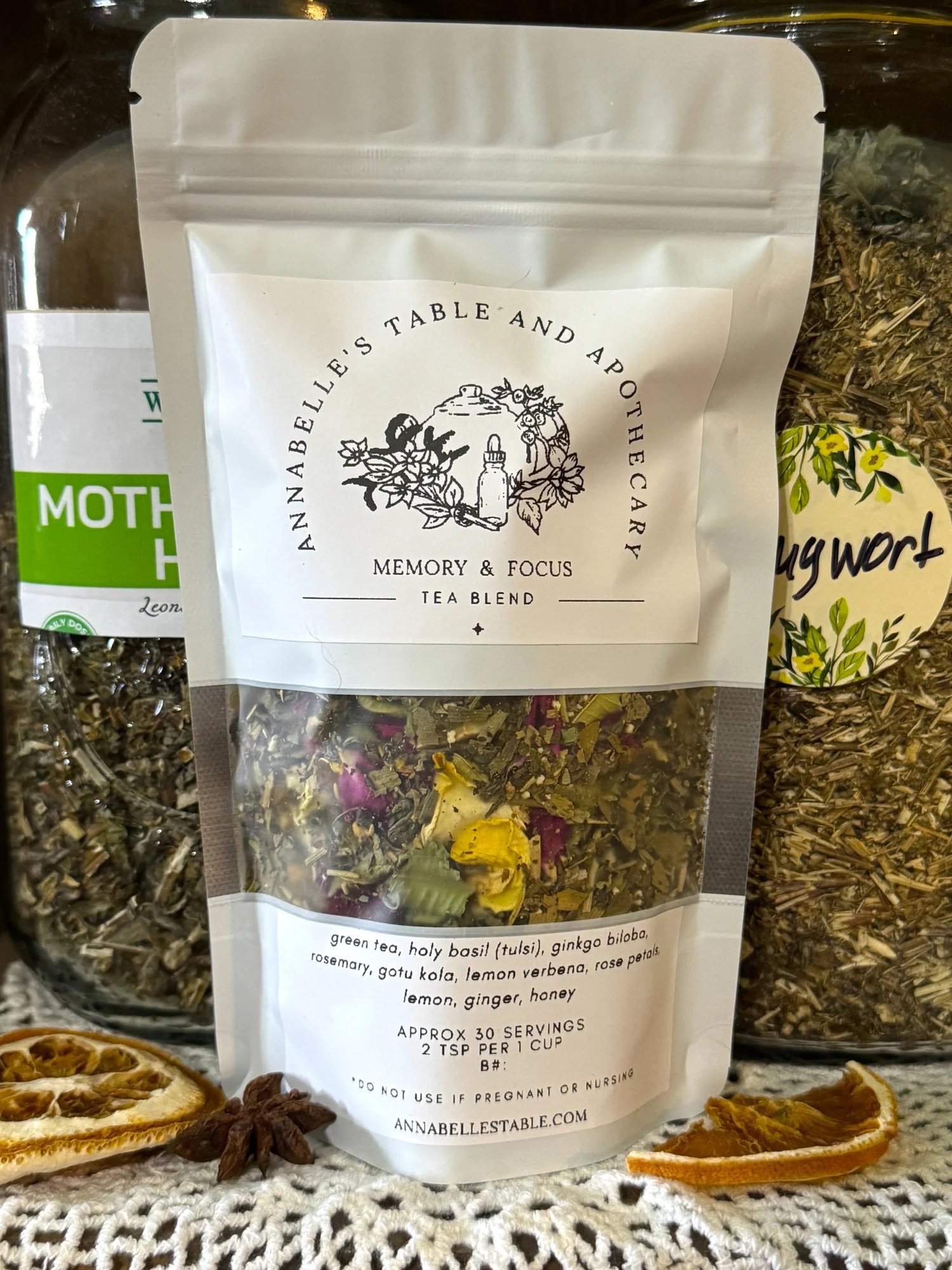 Throat Ease Herbal Tea Blend — Annabelle's Table