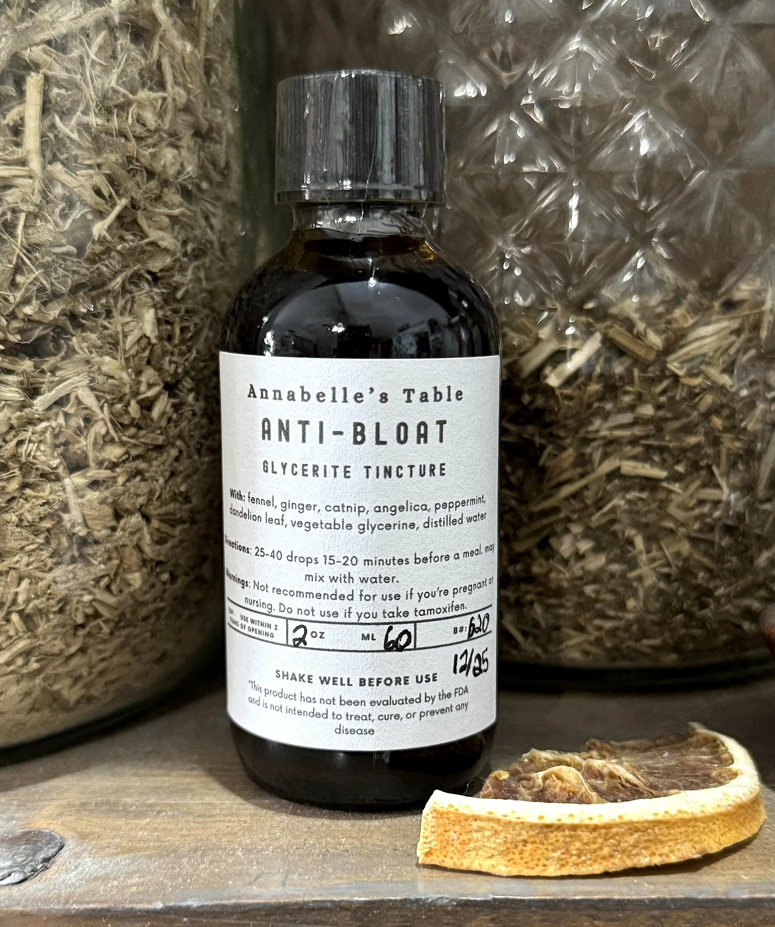 Anti-Bloat Glycerite Tincture