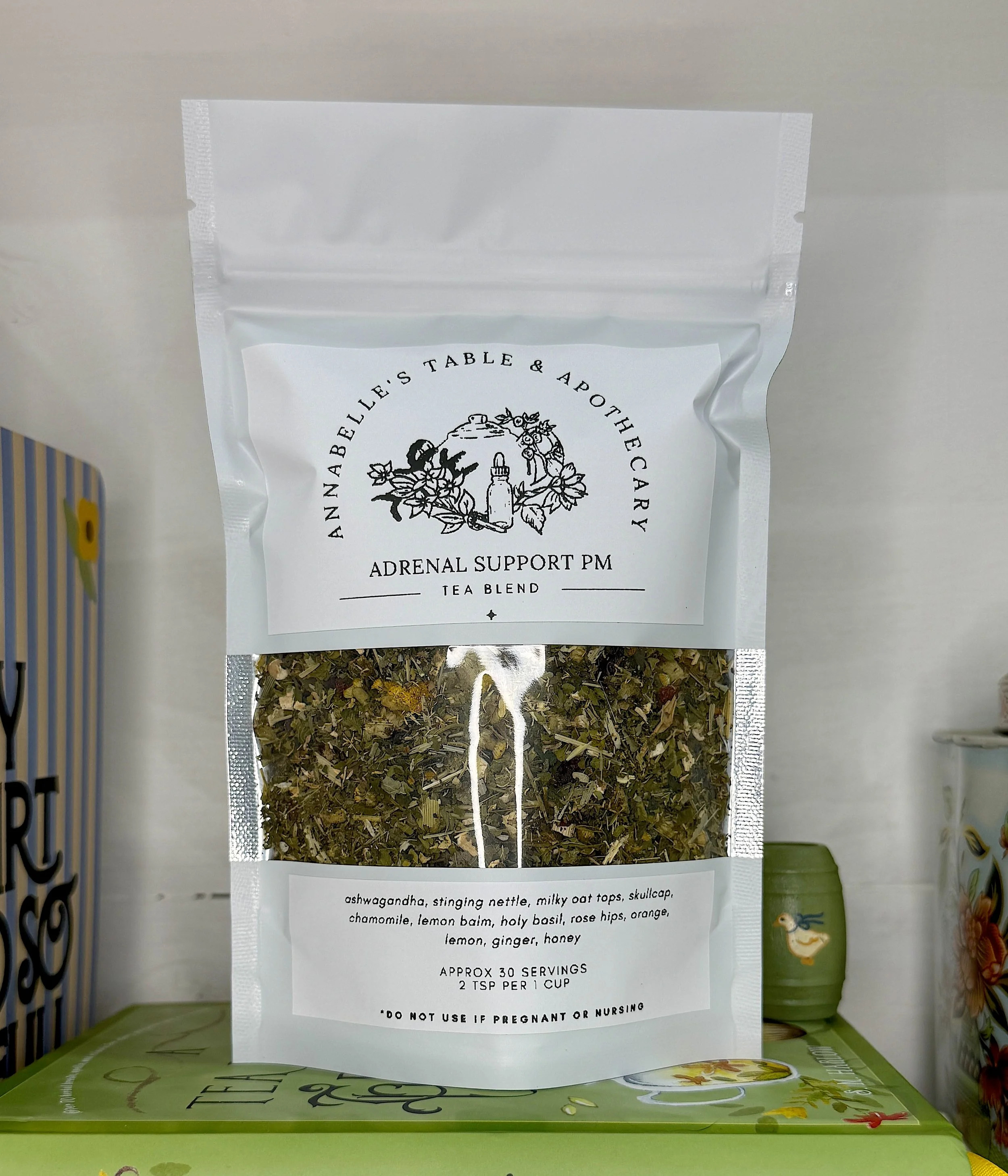 Adrenal Support PM Organic Herbal Tea Blend