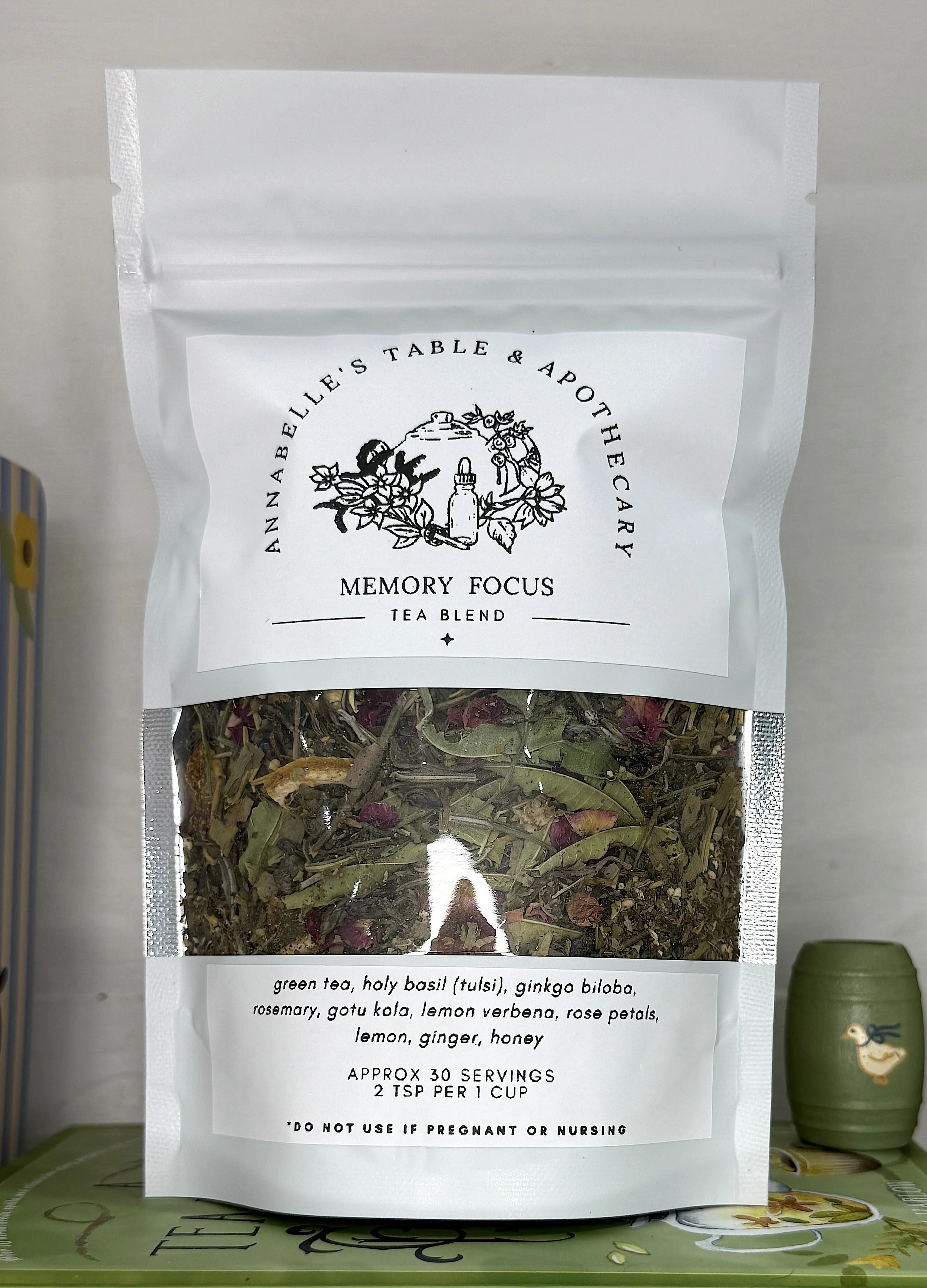 Memory and Focus Organic Herbal Tea Blend