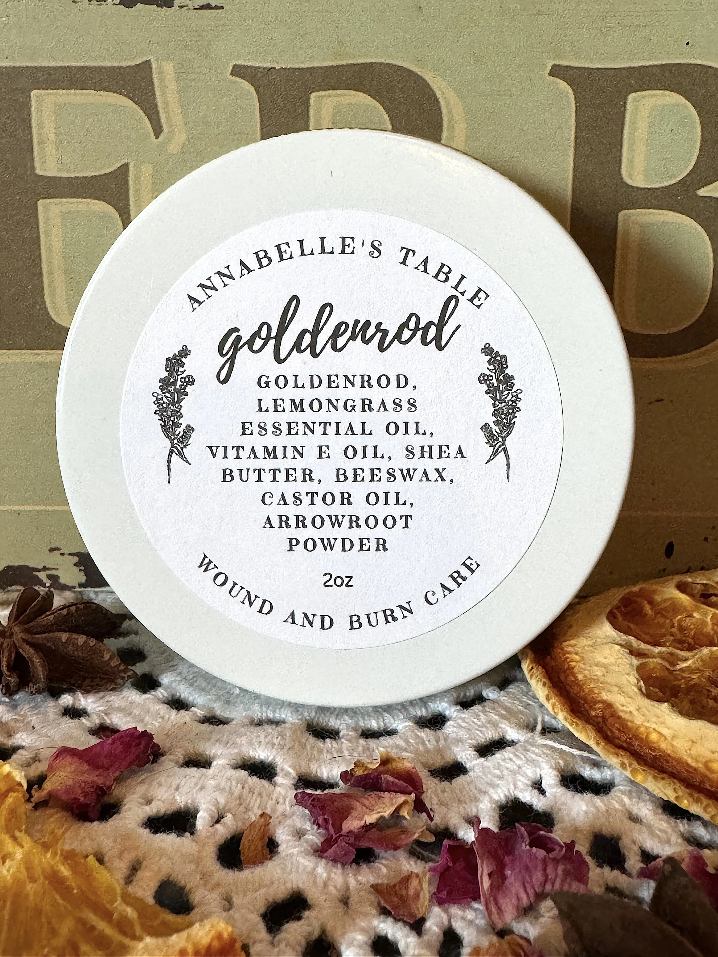 Goldenrod Topical Organic Herbal Salve