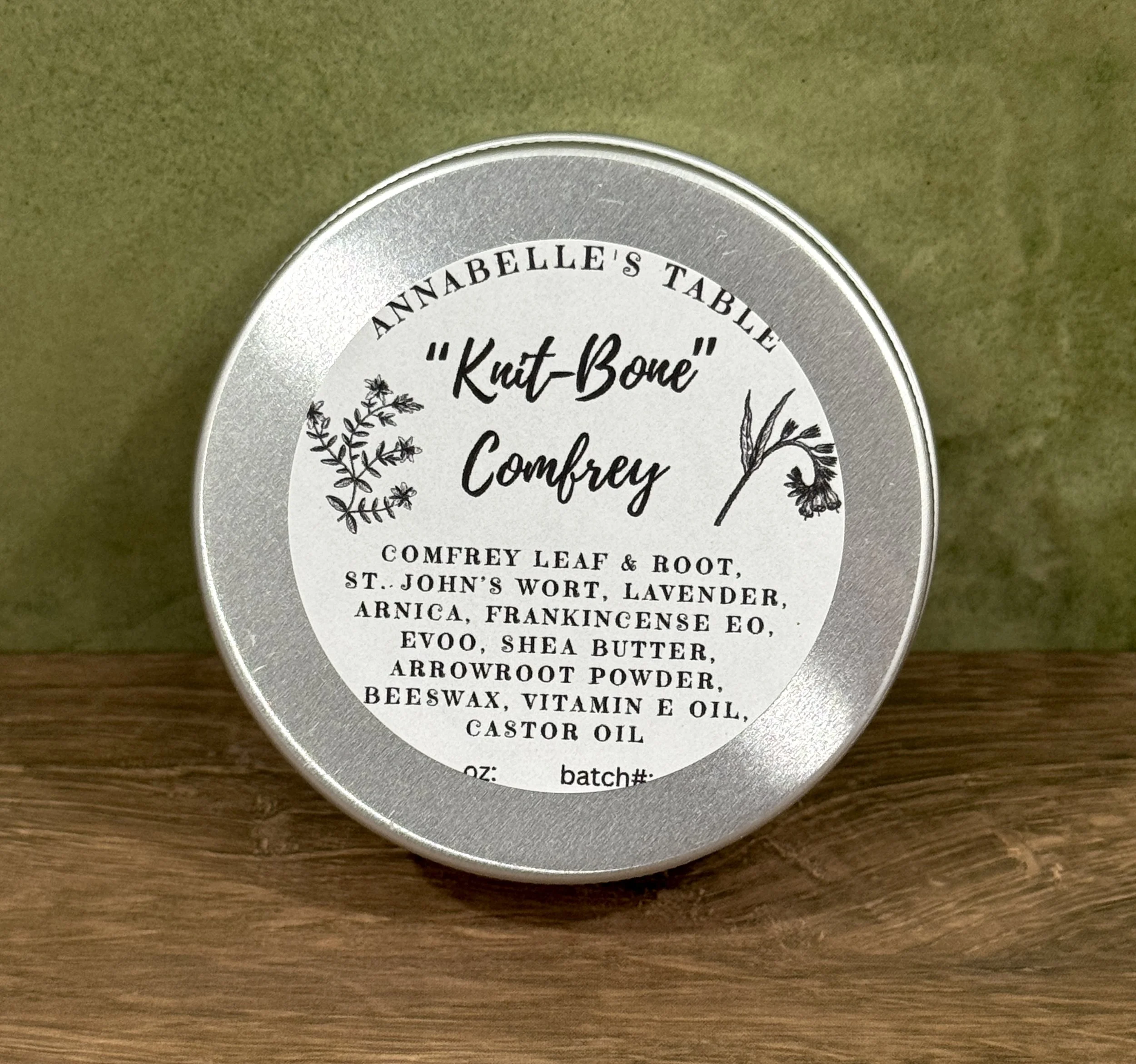 Knit-Bone Comfrey Herbal Salve