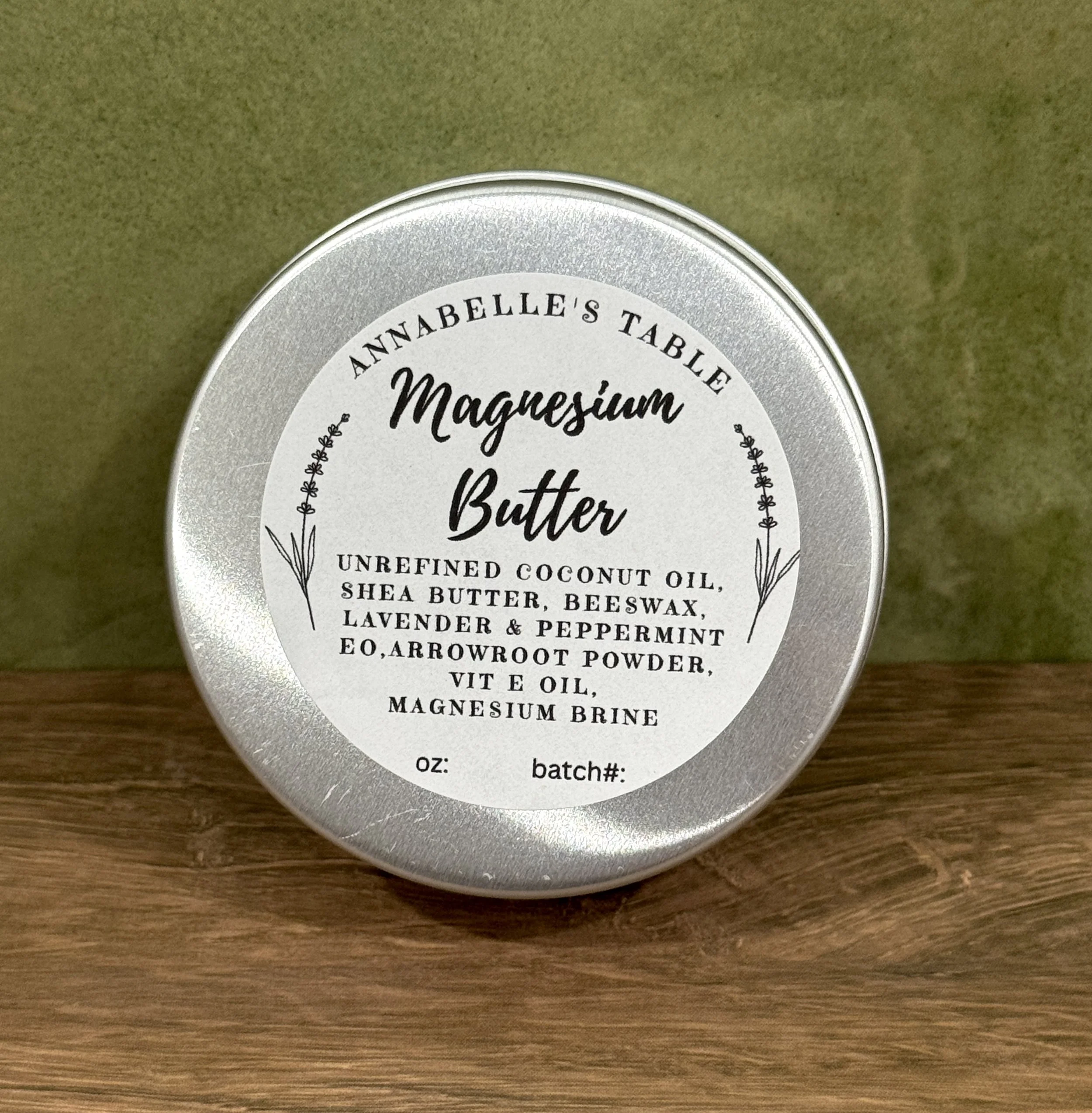 Magnesium Butter With Lavender & Peppermint