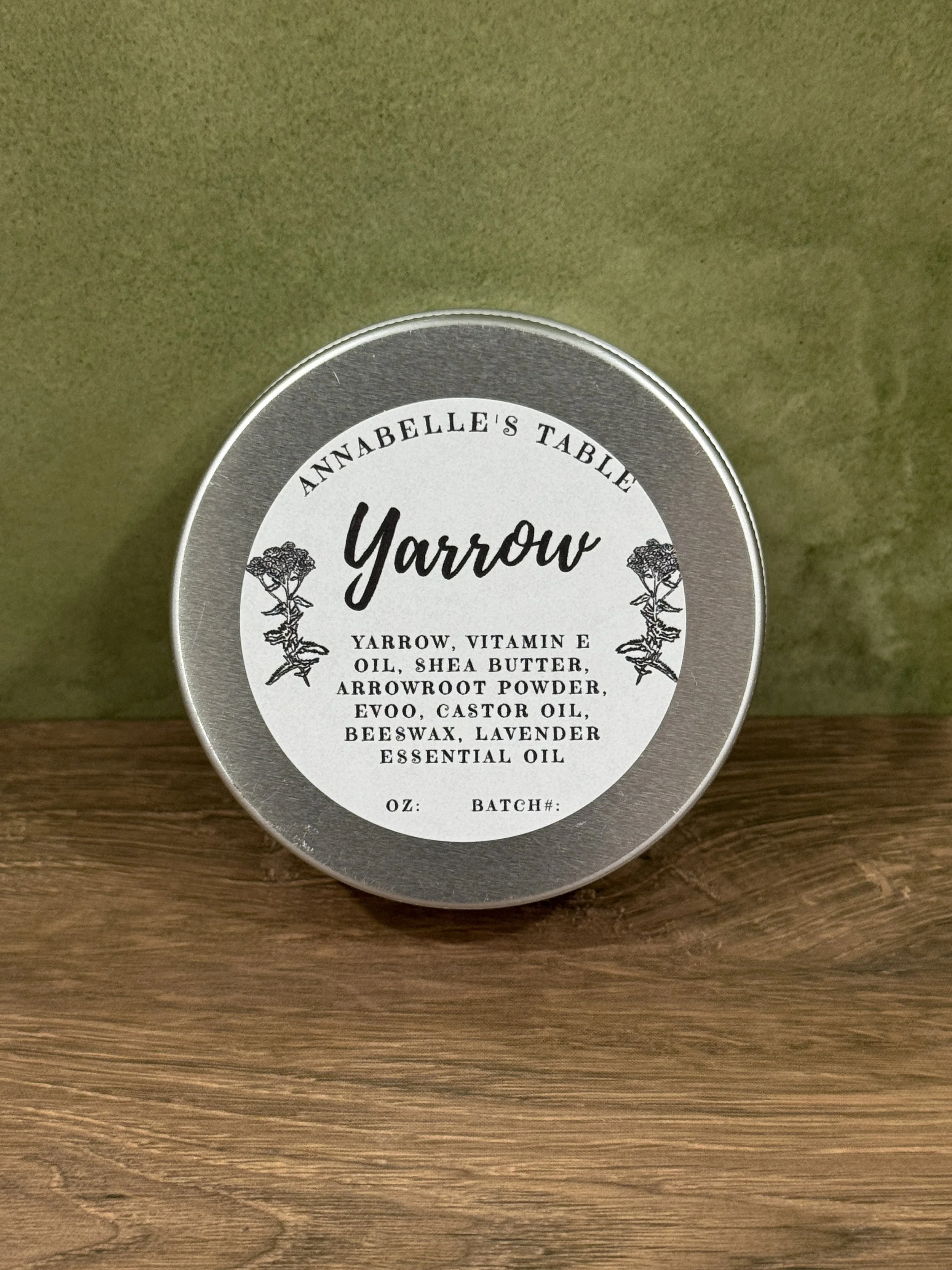 Yarrow Organic Herbal Topical Salve