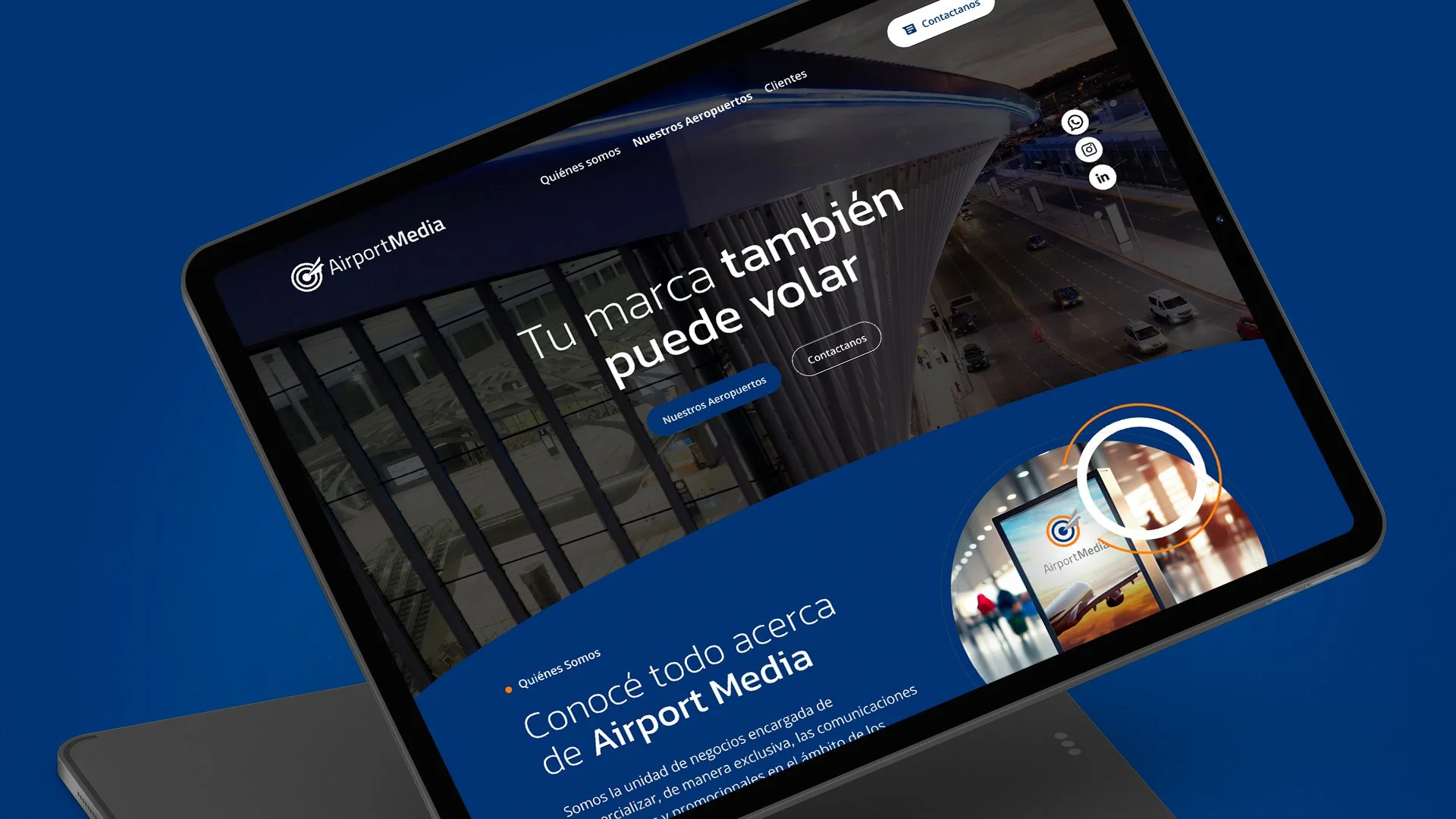 Airport Media - Web Design