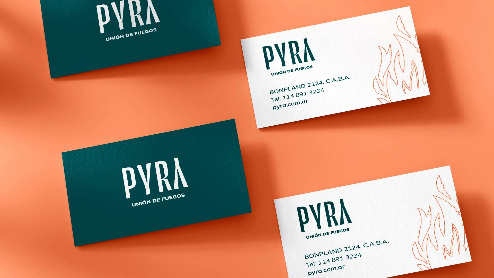 PYRA Restaurant Branding