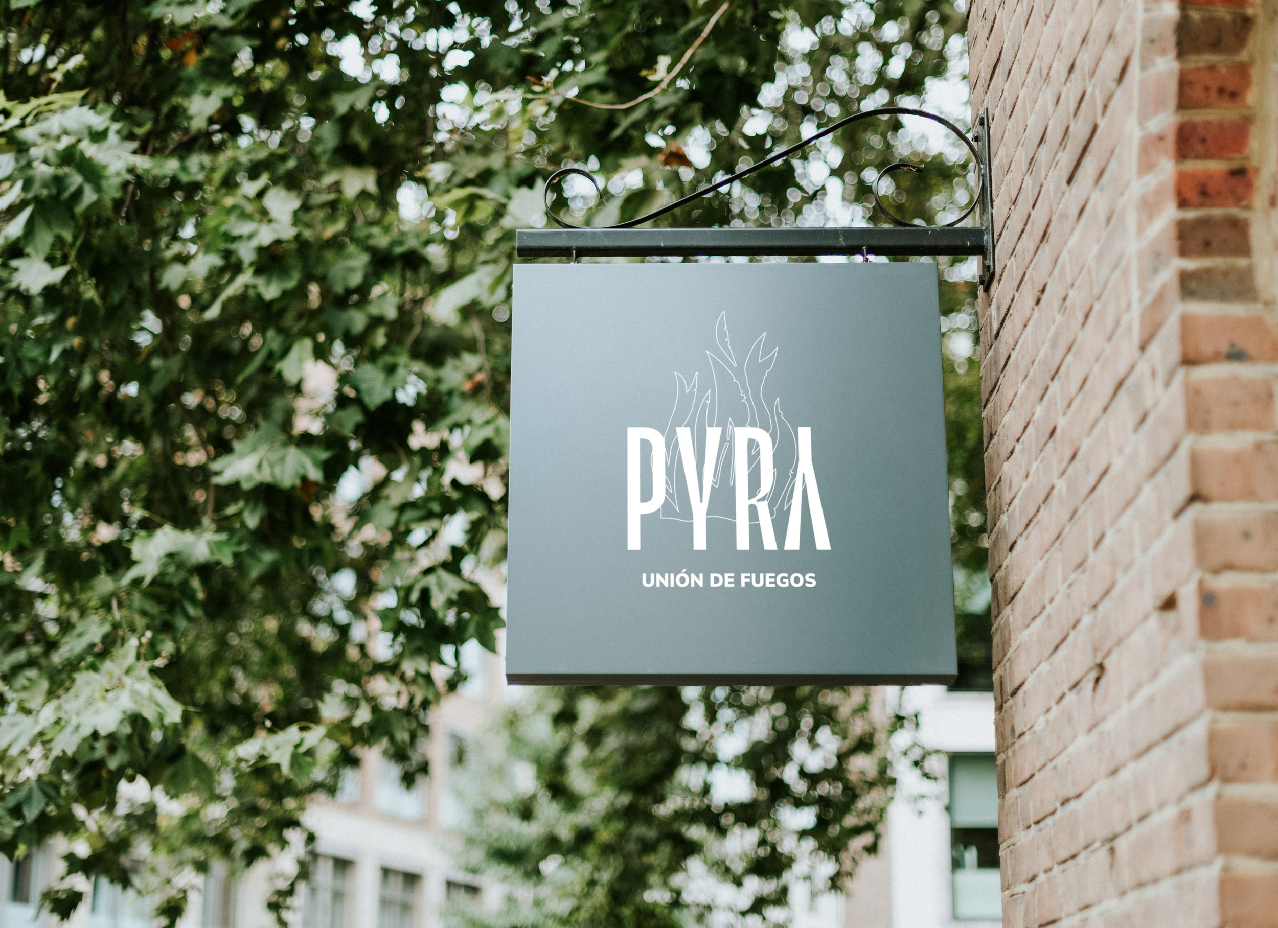 PYRA Restaurant Branding