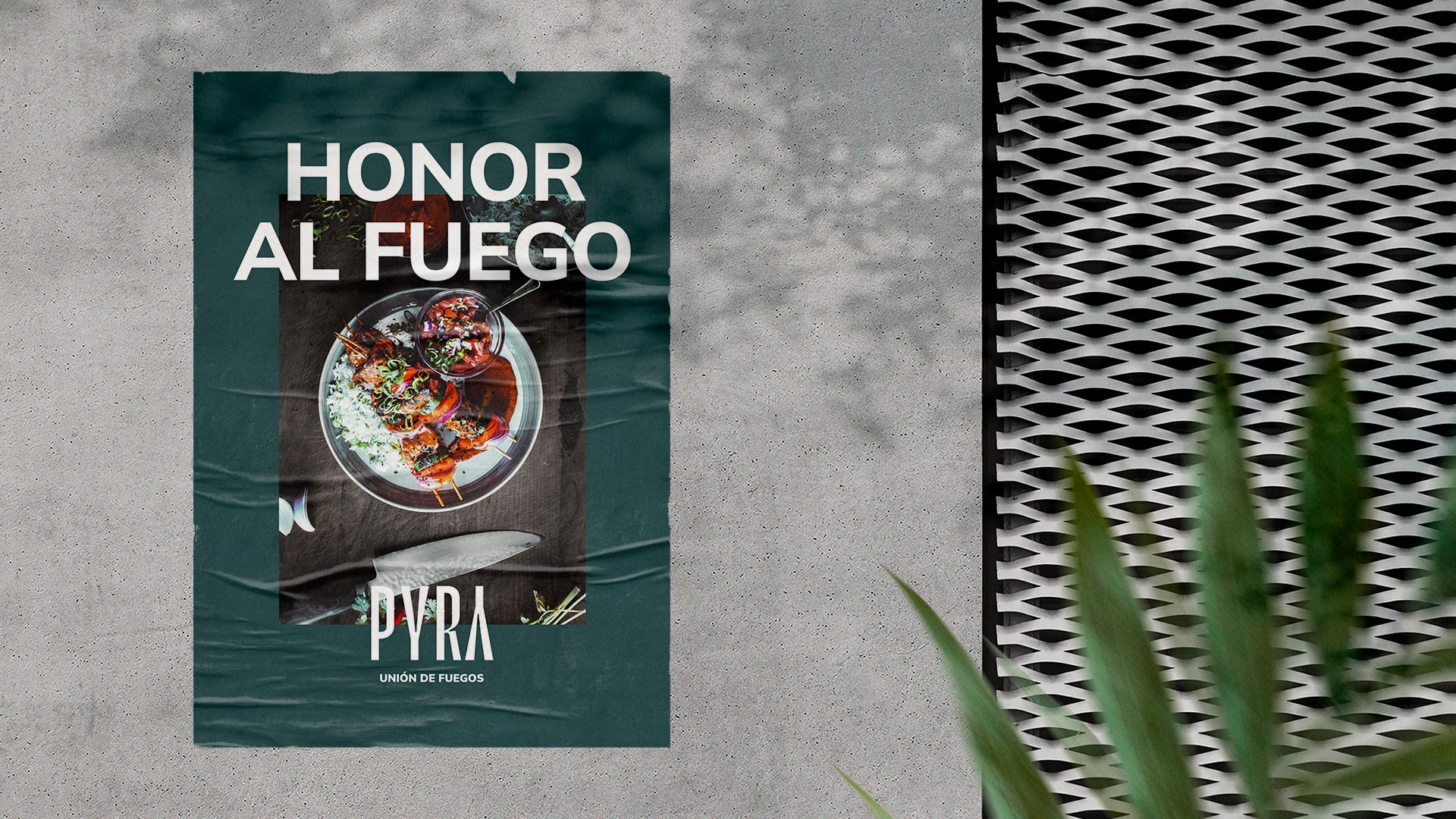 PYRA Restaurant Branding