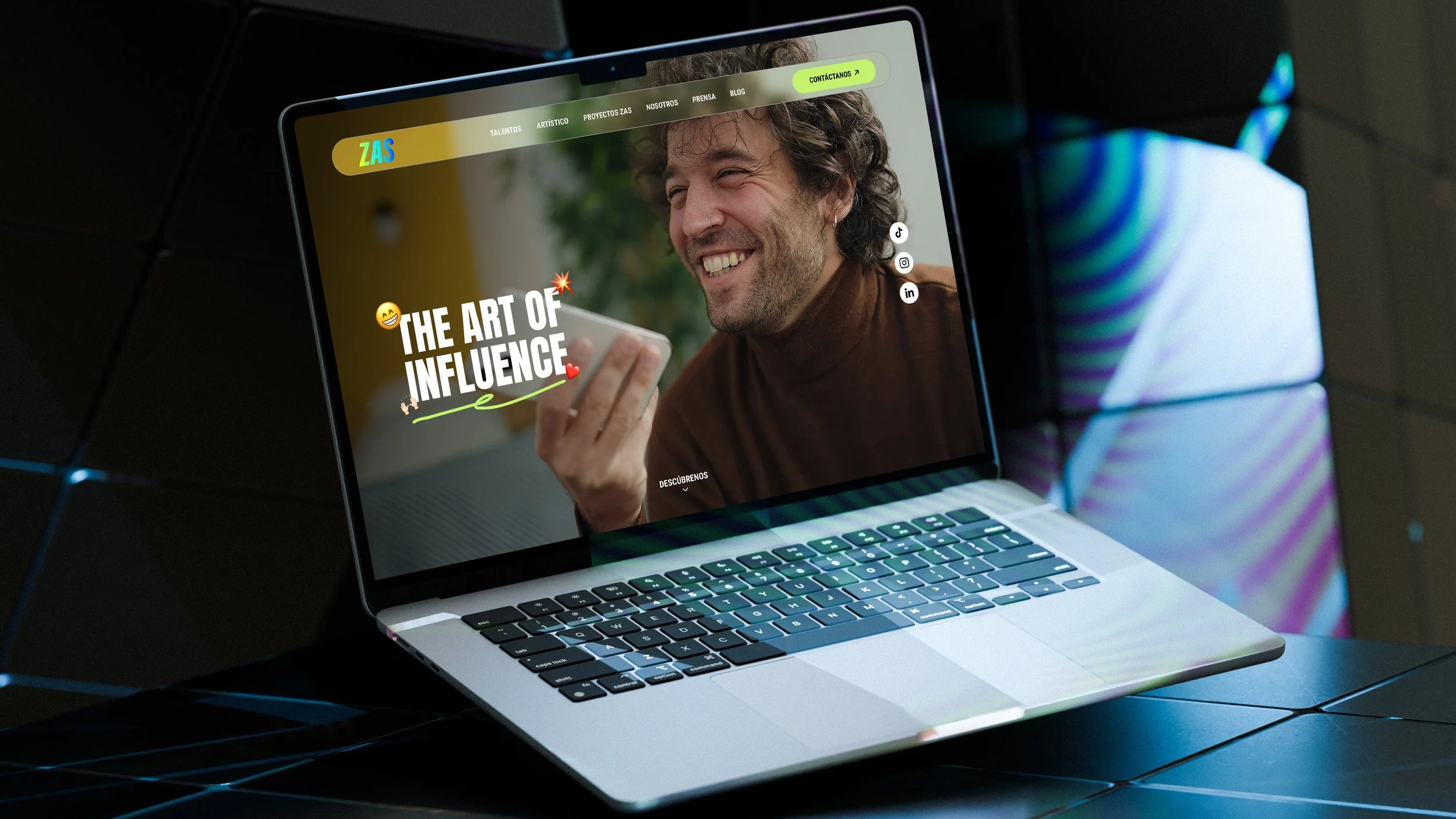 Zas Talents Web Design