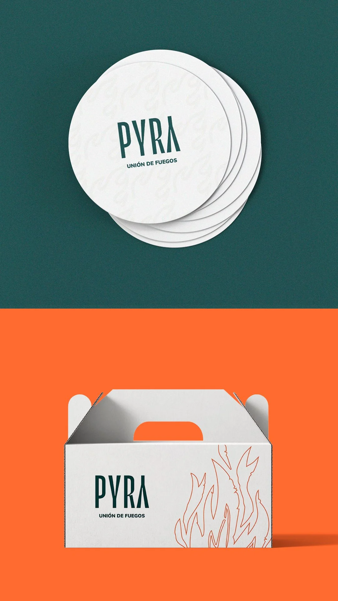 PYRA Restaurant Branding