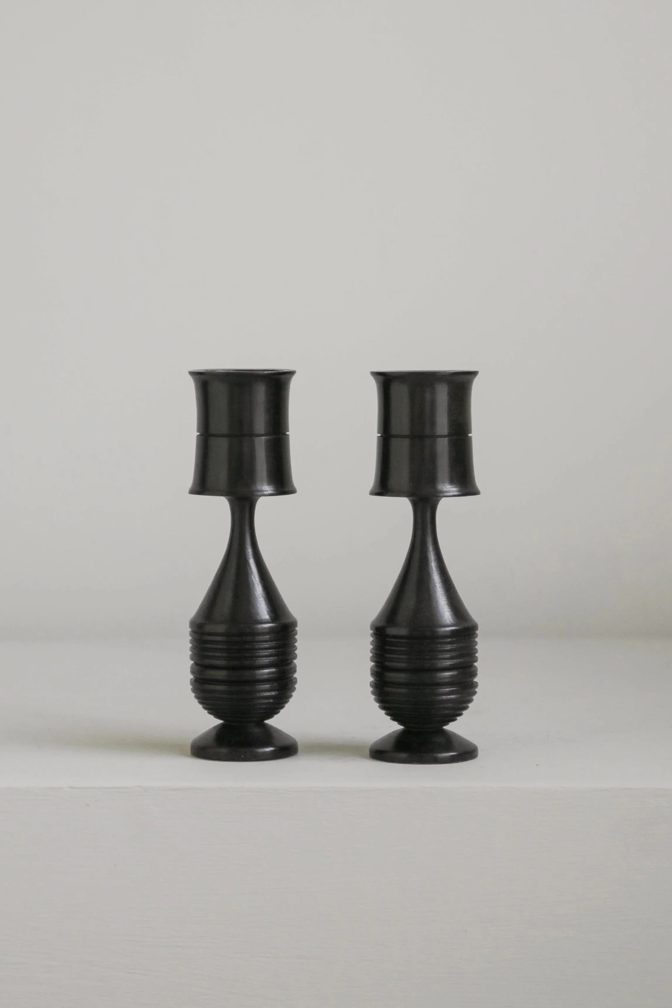 Ebony Candlesticks