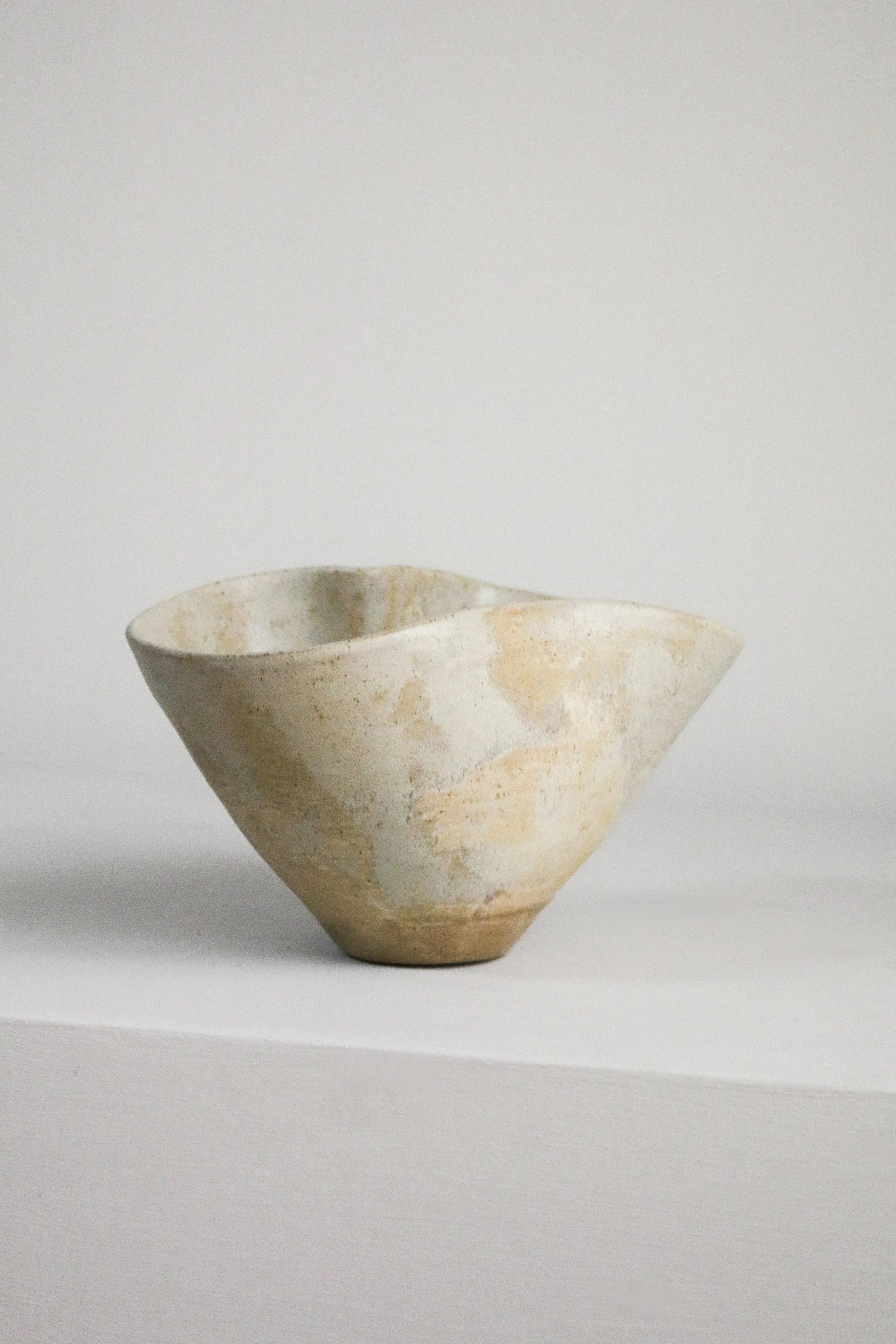 Curved Pottery Bowl
