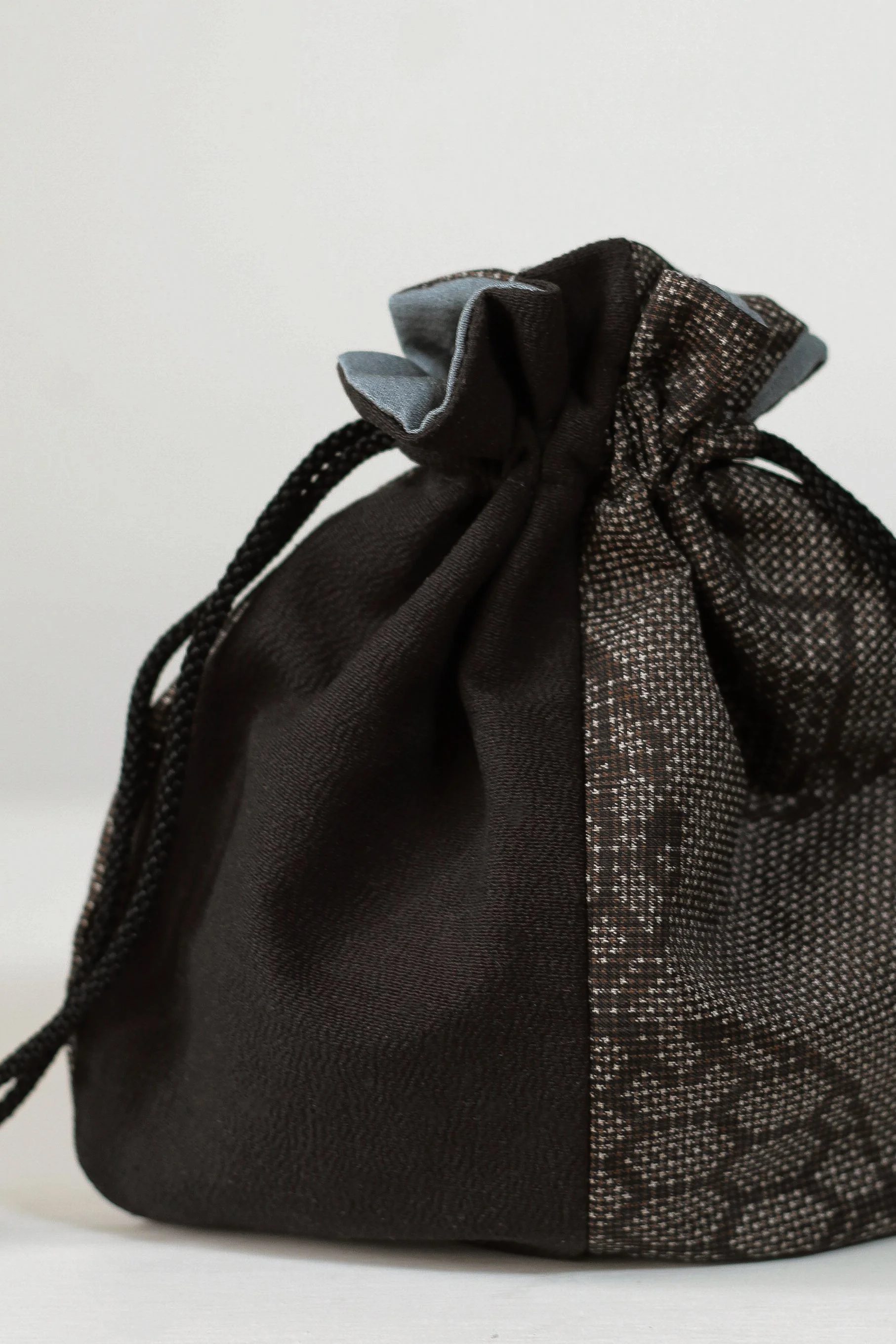Japanese Mixed Oshima Tsumugi Silk Pouch Bag-6.jpg