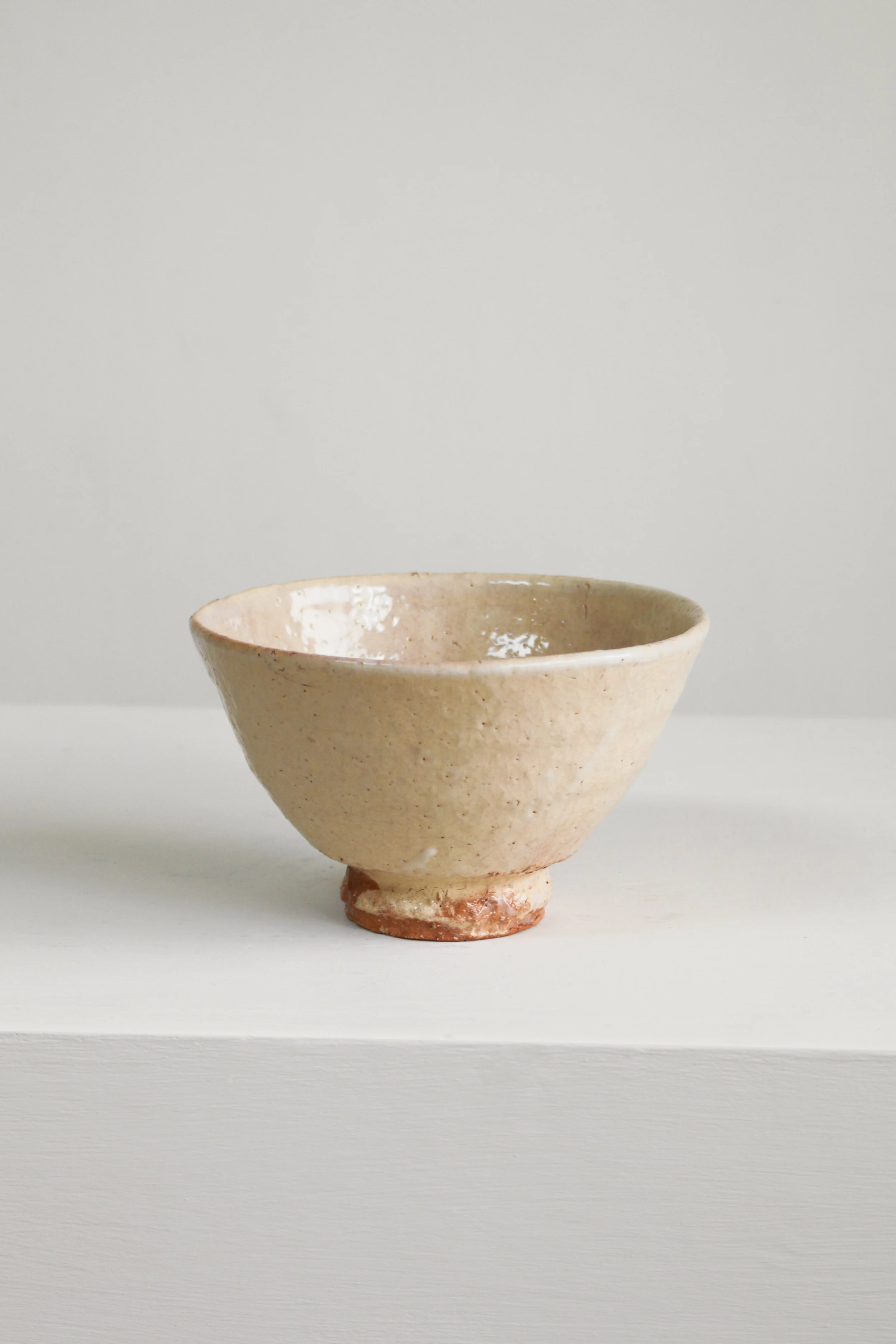 Japanese Hagi Tea Bowl by Kaneda Sanzaemon-2.jpg