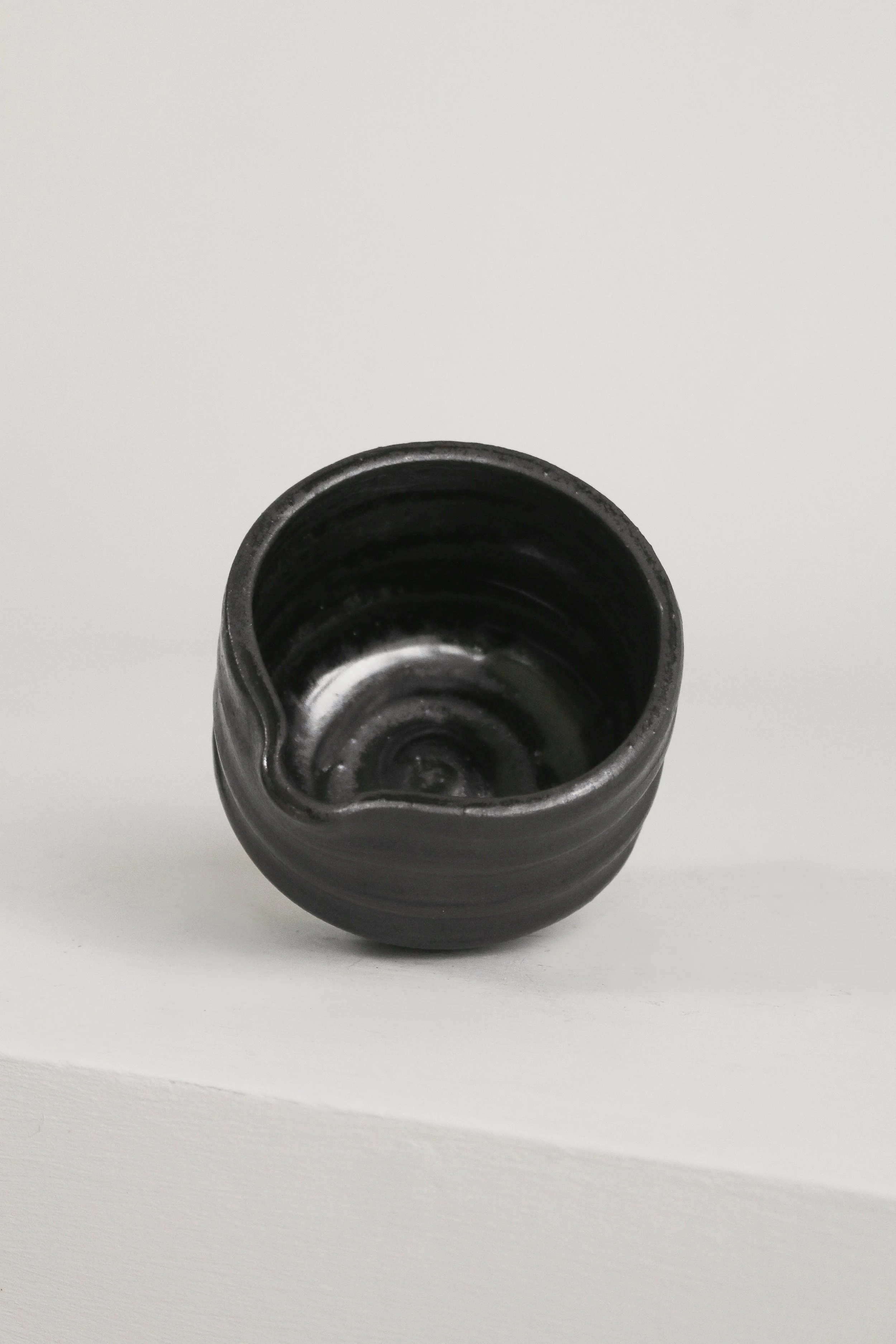 Black studio pottery Macha Jug (2 of 1).jpg