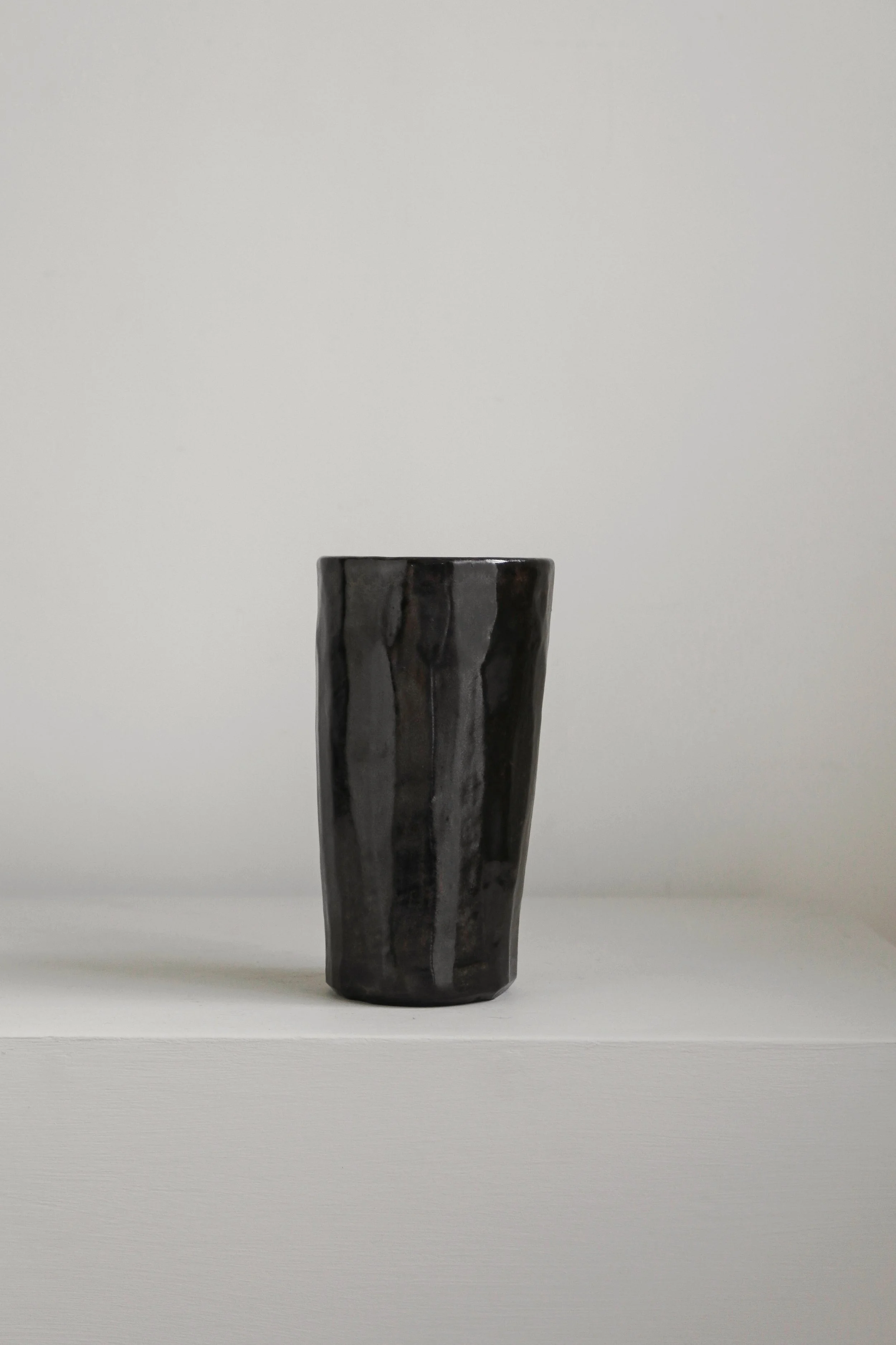 Faceted Studio Pottery Vase (4 of 1).jpg