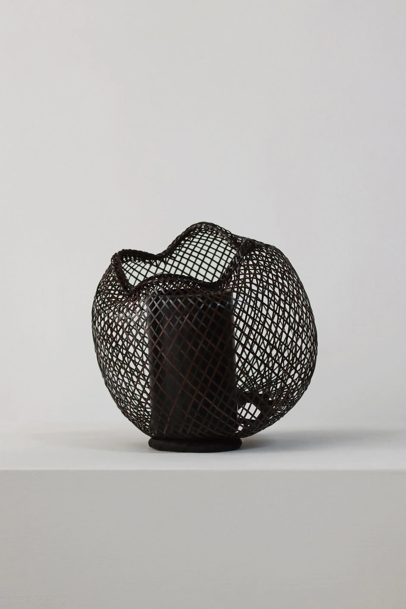 Japanese Sculptural Ikebana Basket