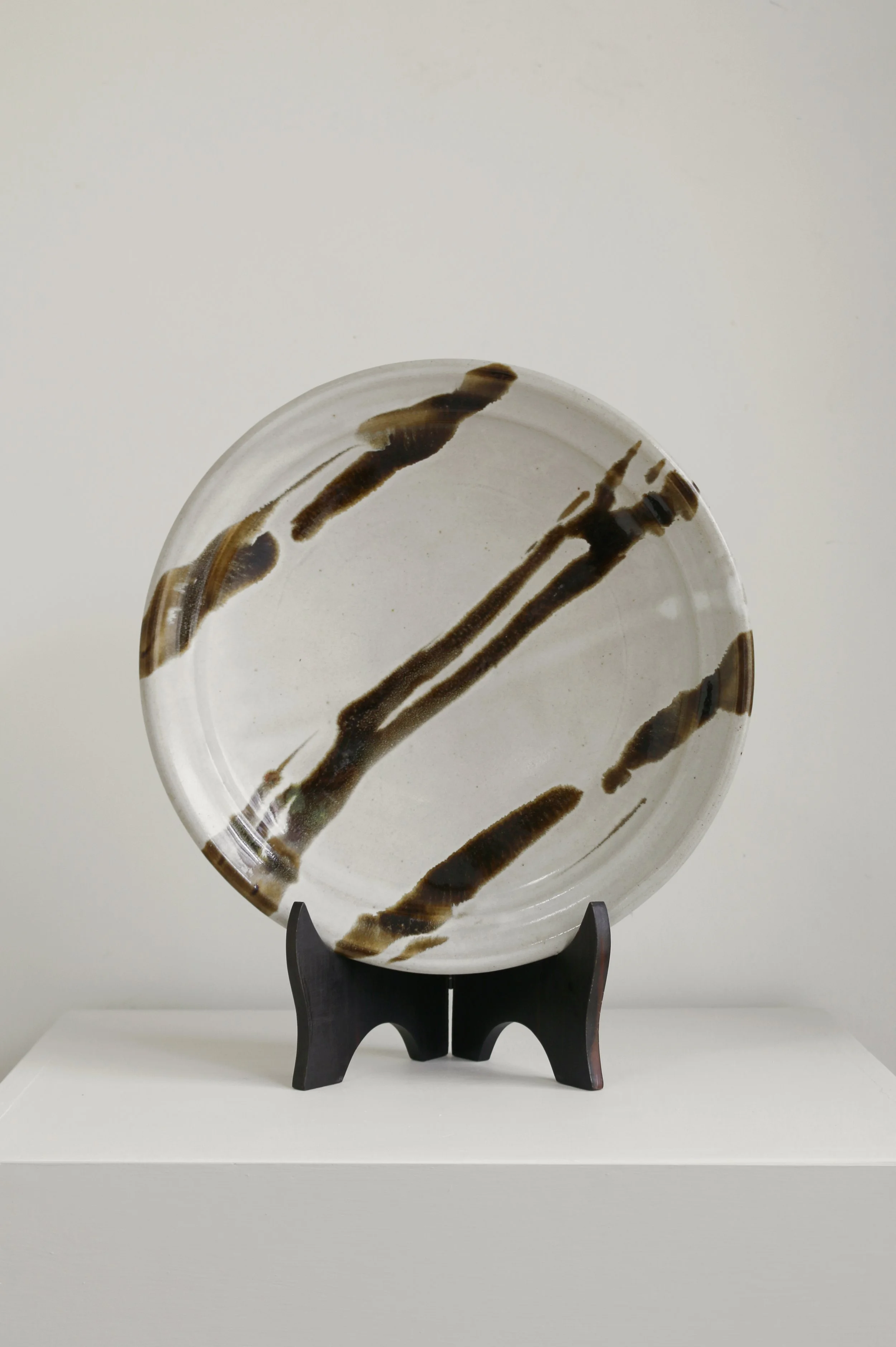 Vintage Japanese Large Mashiko Pottery Plate-1.jpg