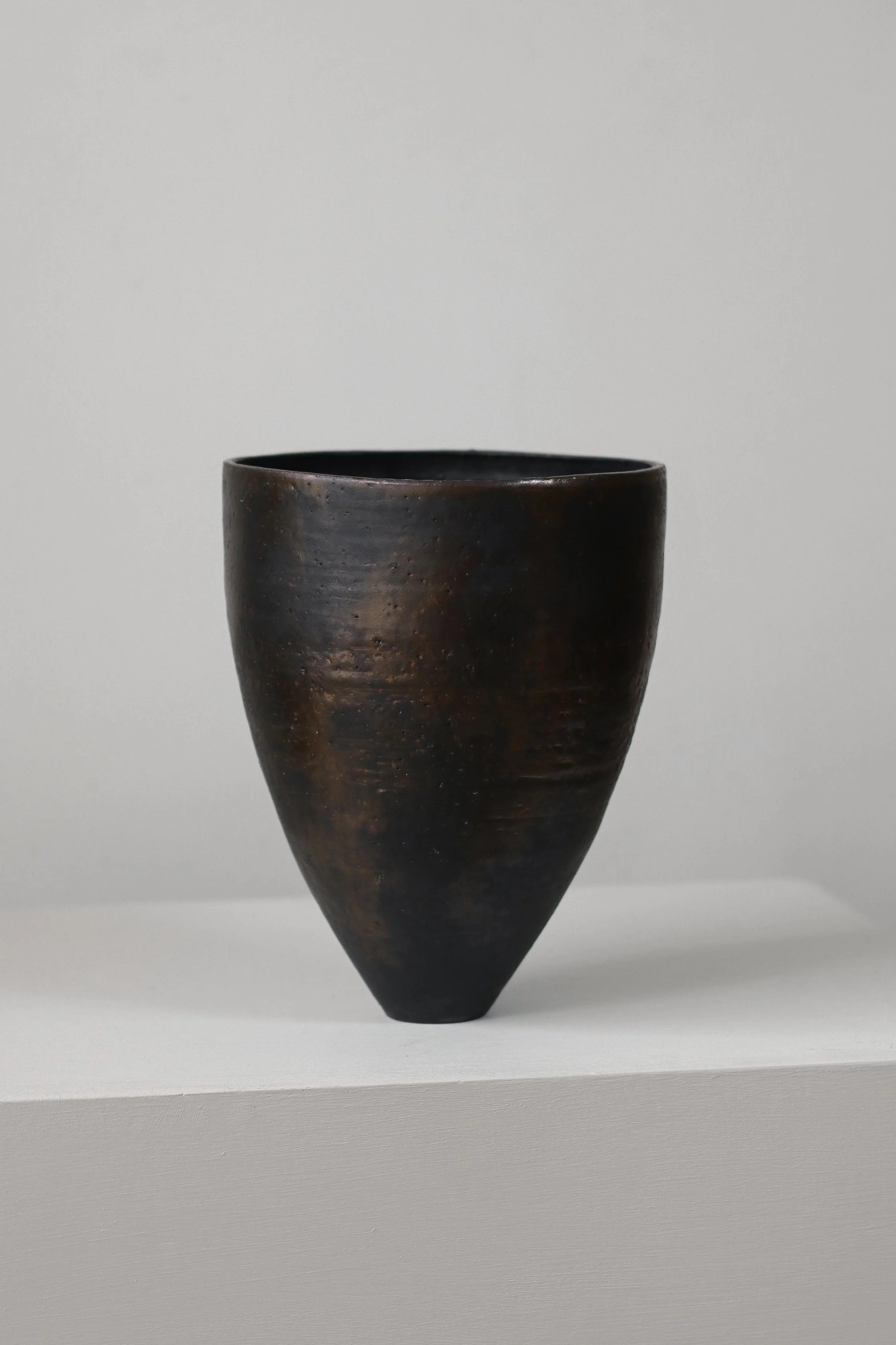 Modernist Studio Pottery Vase with Manganese Glaze-6.jpg