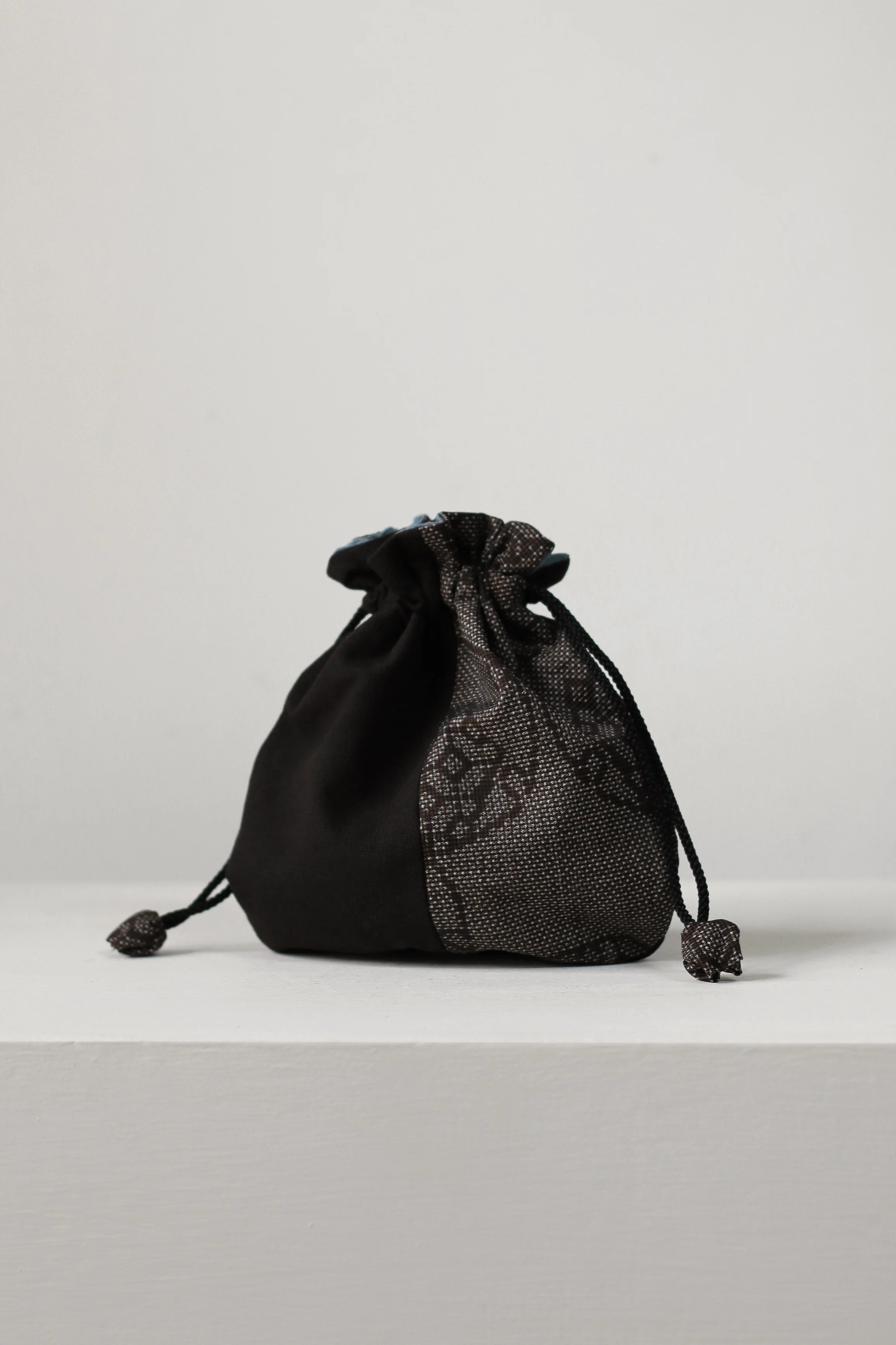 Japanese Mixed Oshima Tsumugi Silk Pouch Bag-3.jpg