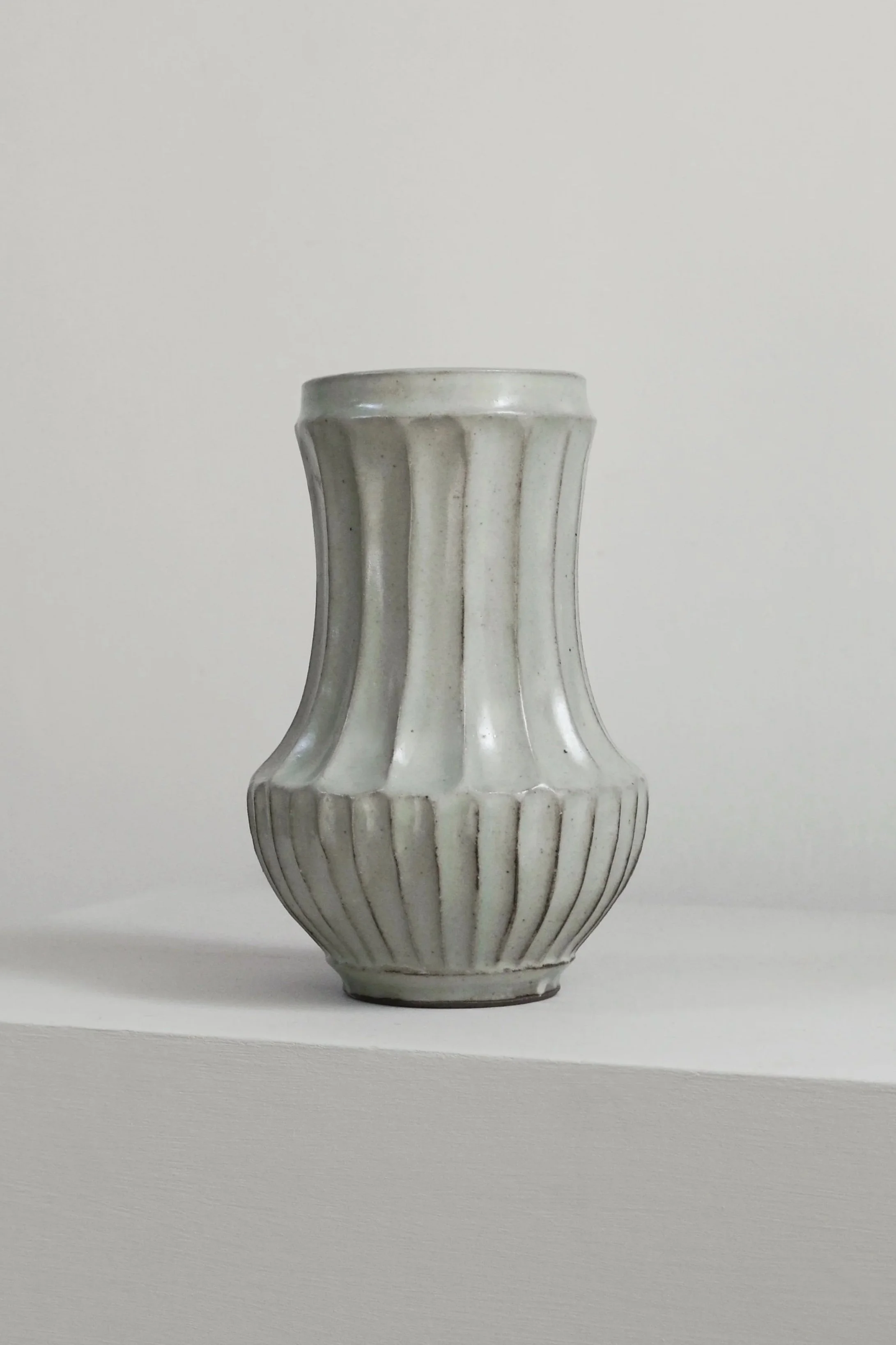 Fluted Mashkio Ware Vase