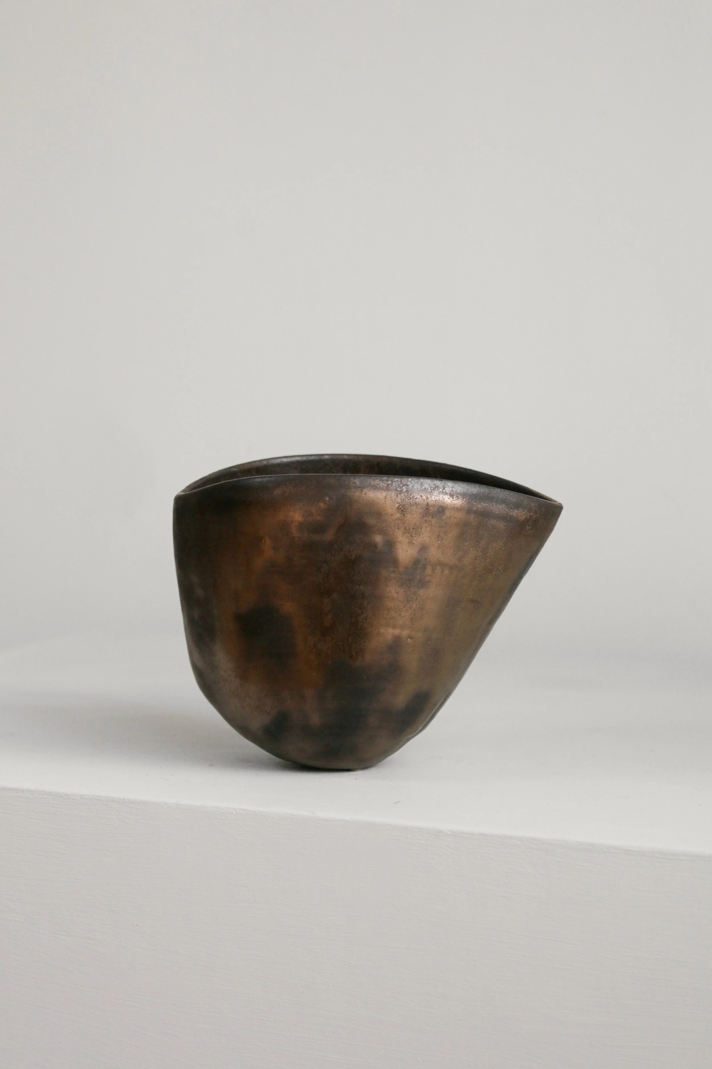 Bronze Modernist Pottery Vase (1 of 1).jpg