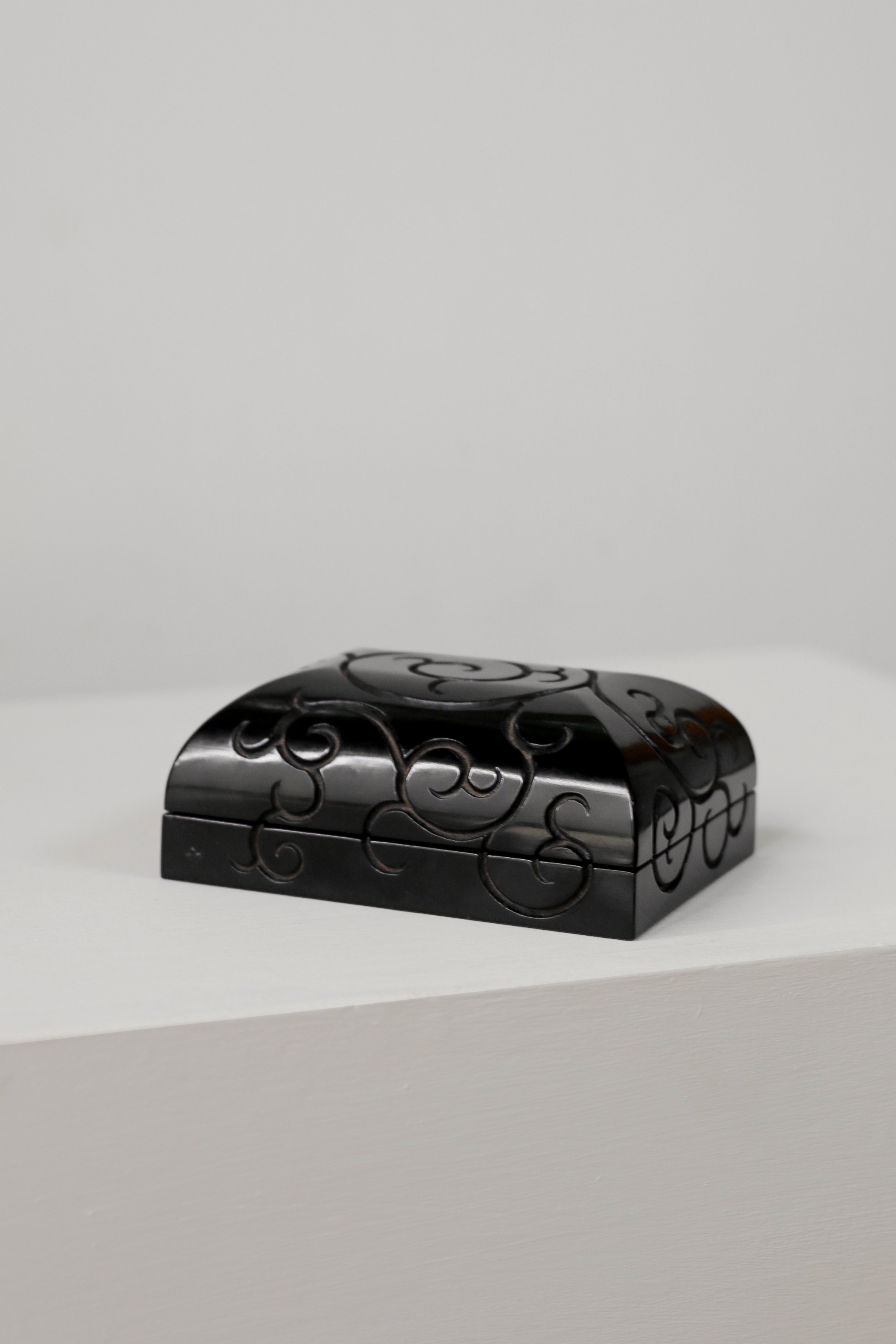 Japanese Carved Lacquer Box