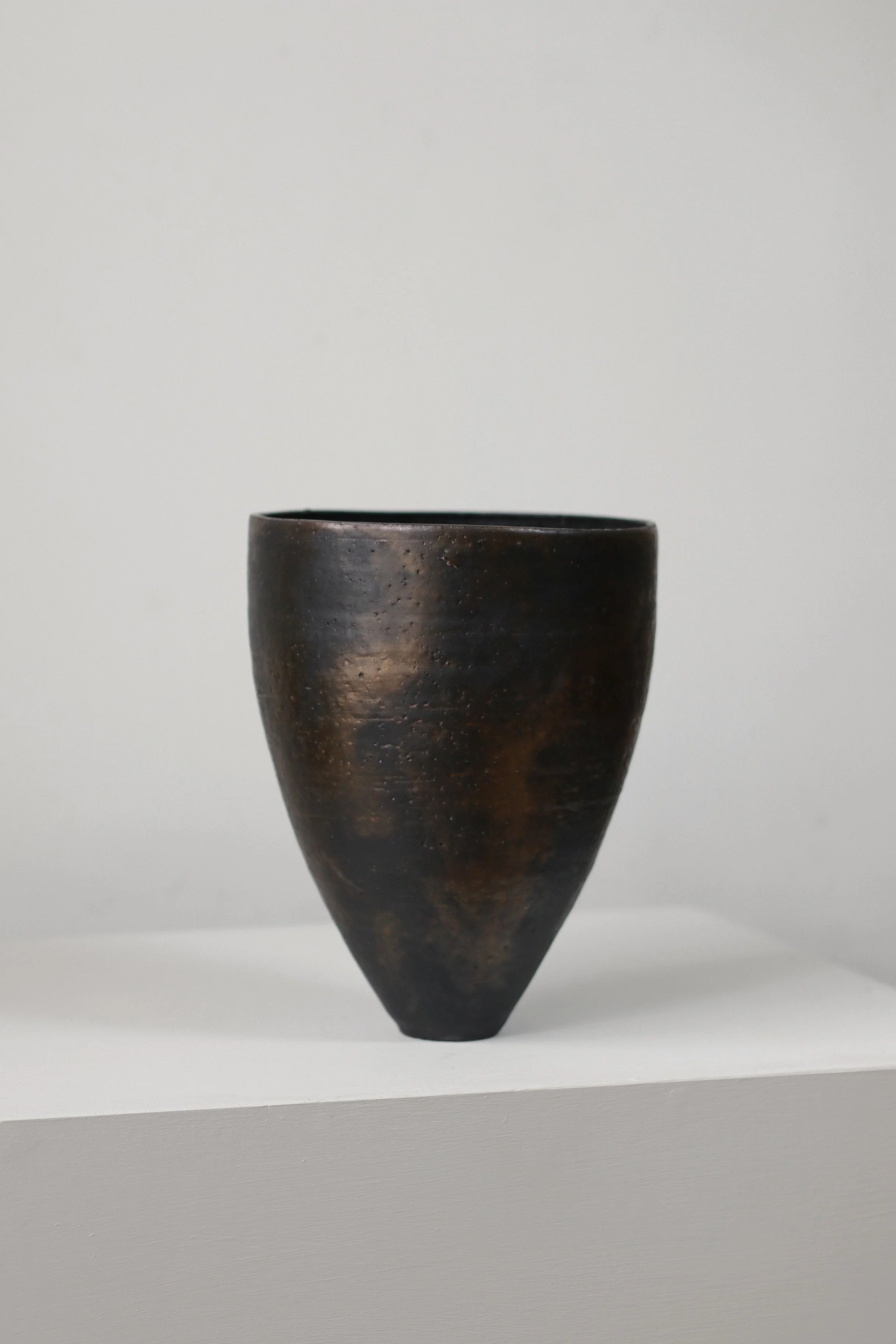 Modernist Studio Pottery Vase with Manganese Glaze-5.jpg