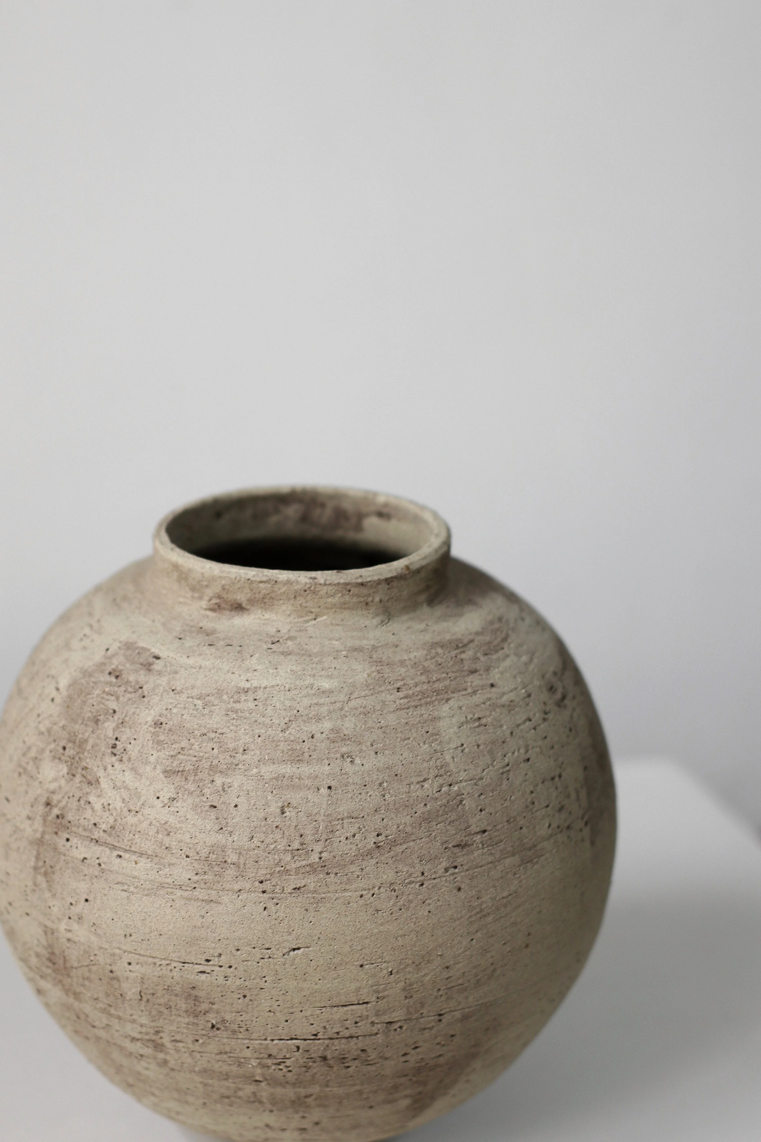 Studio Pottery Textured Moon Vase-2-2.jpg