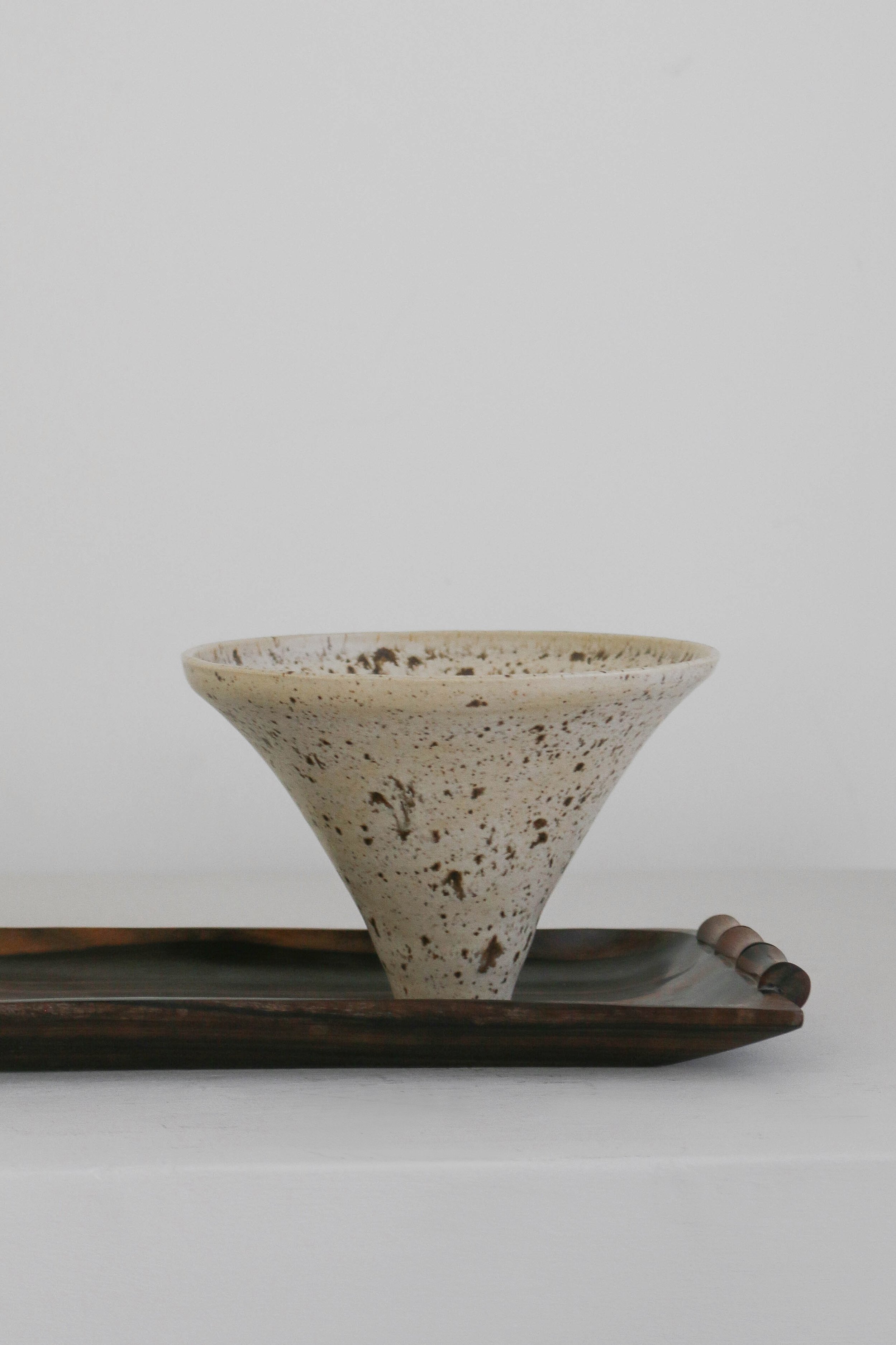 Flecked Conical Bowl