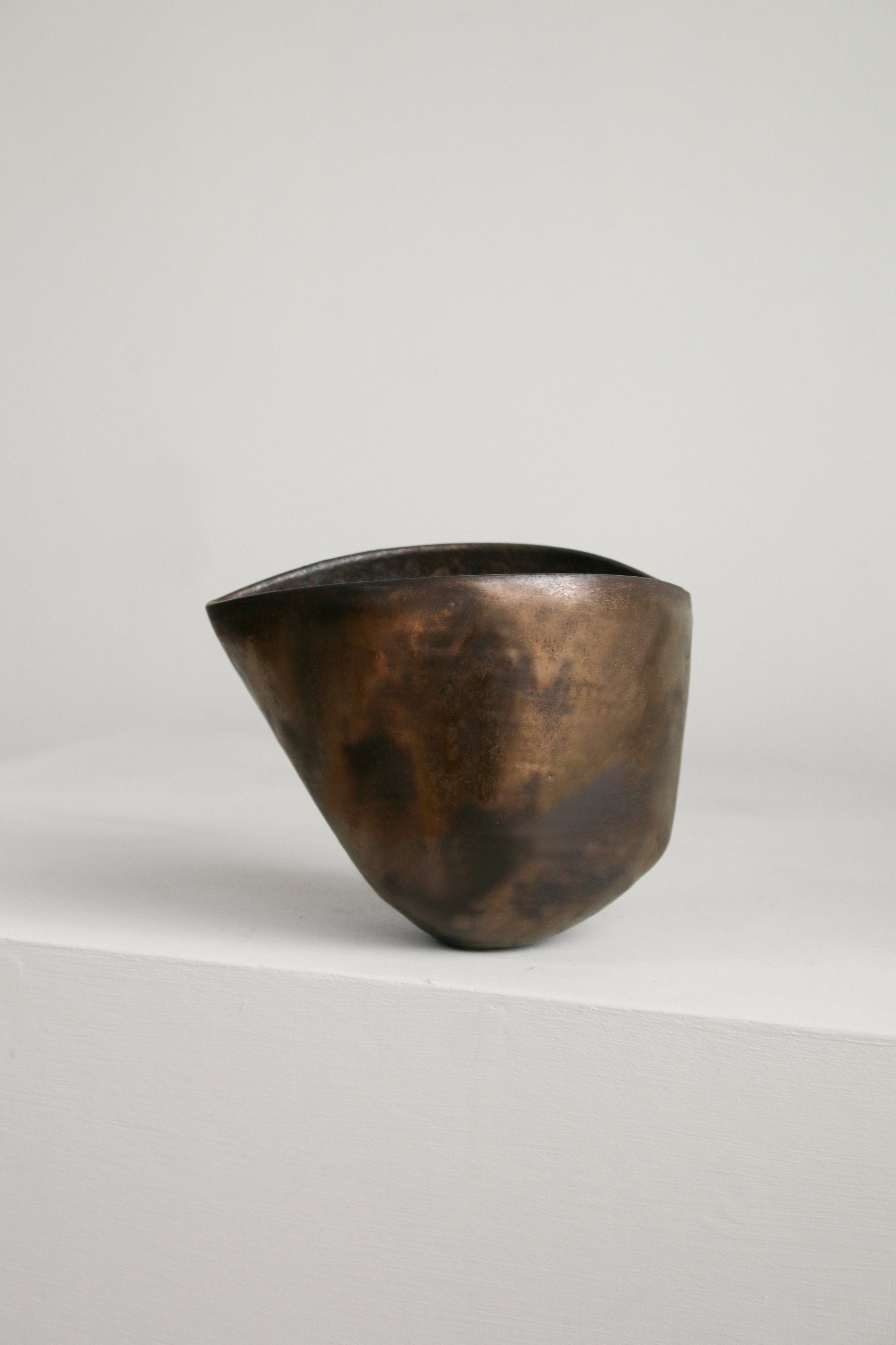 Modernist Bronze Pottery Bowl (2 of 1).jpg