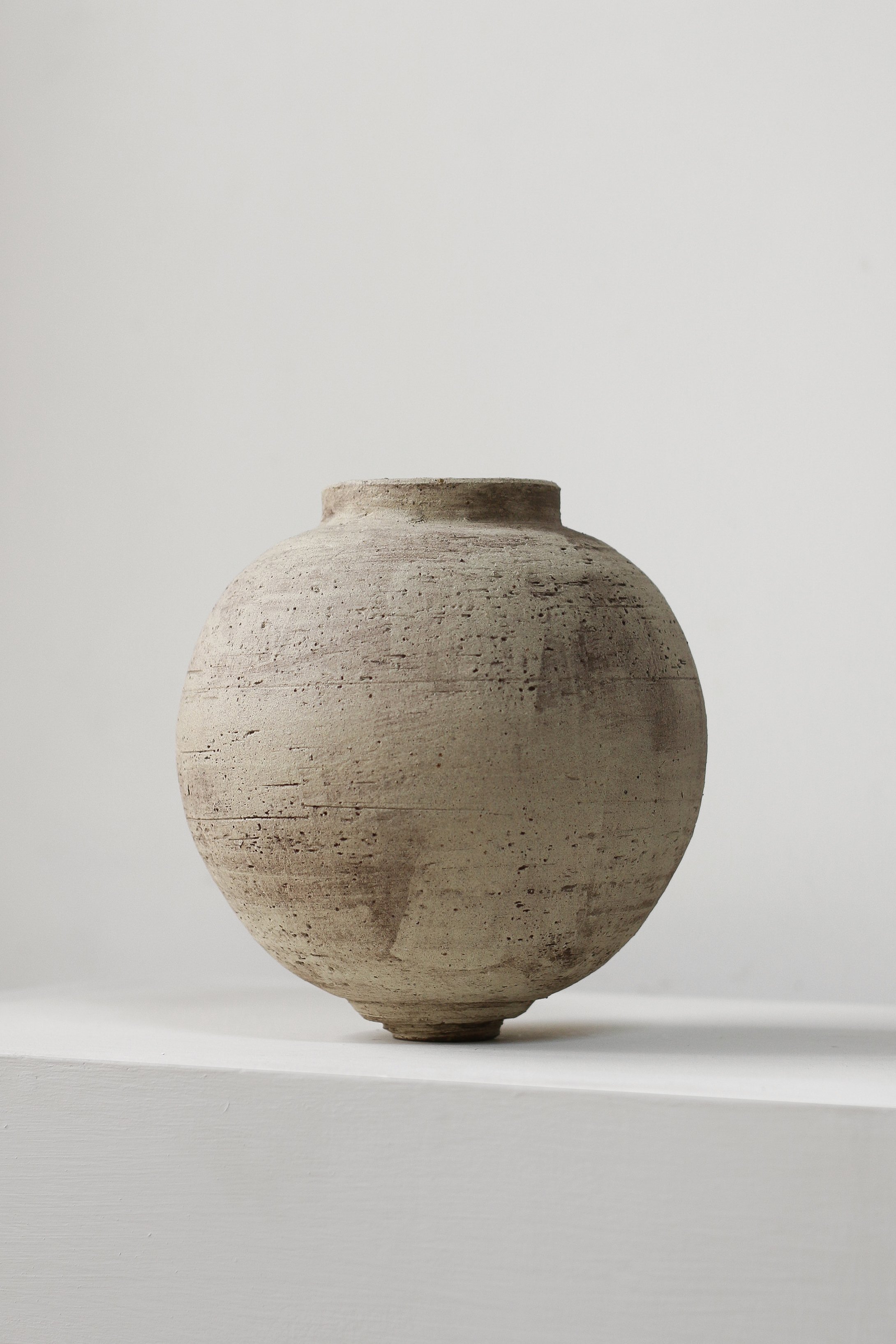 Studio Pottery Textured Moon Vase-3-2.jpg