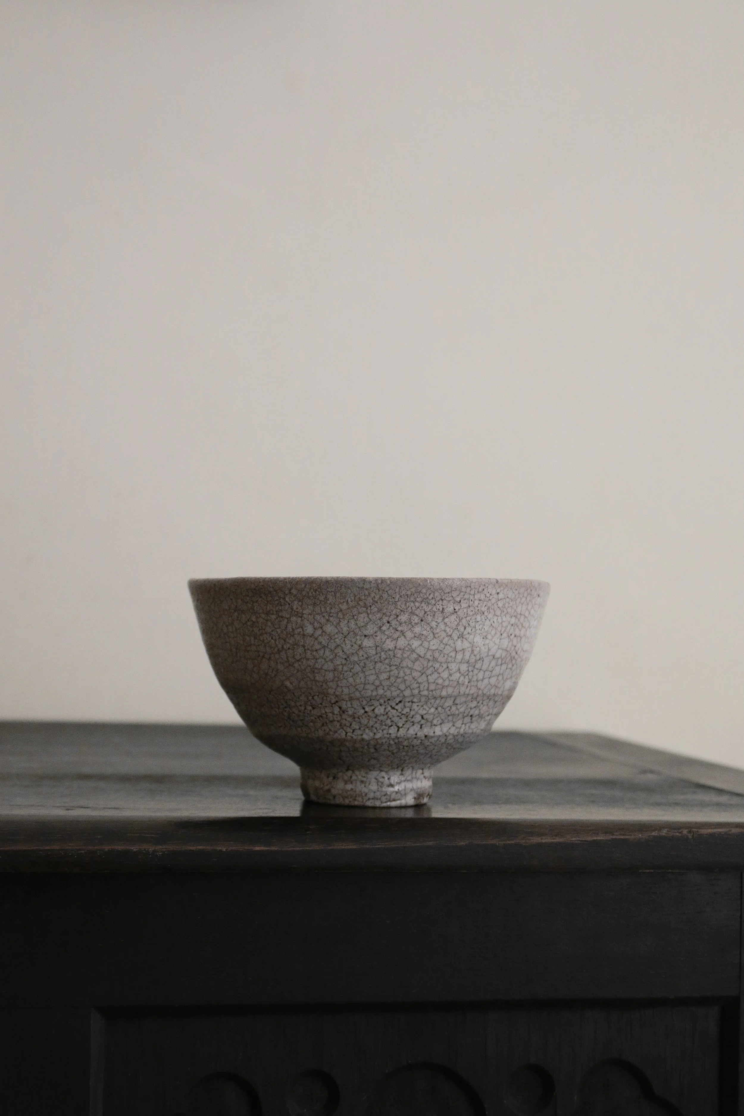 Japanese Crackle Glaze Hagi Bowl-2.jpg