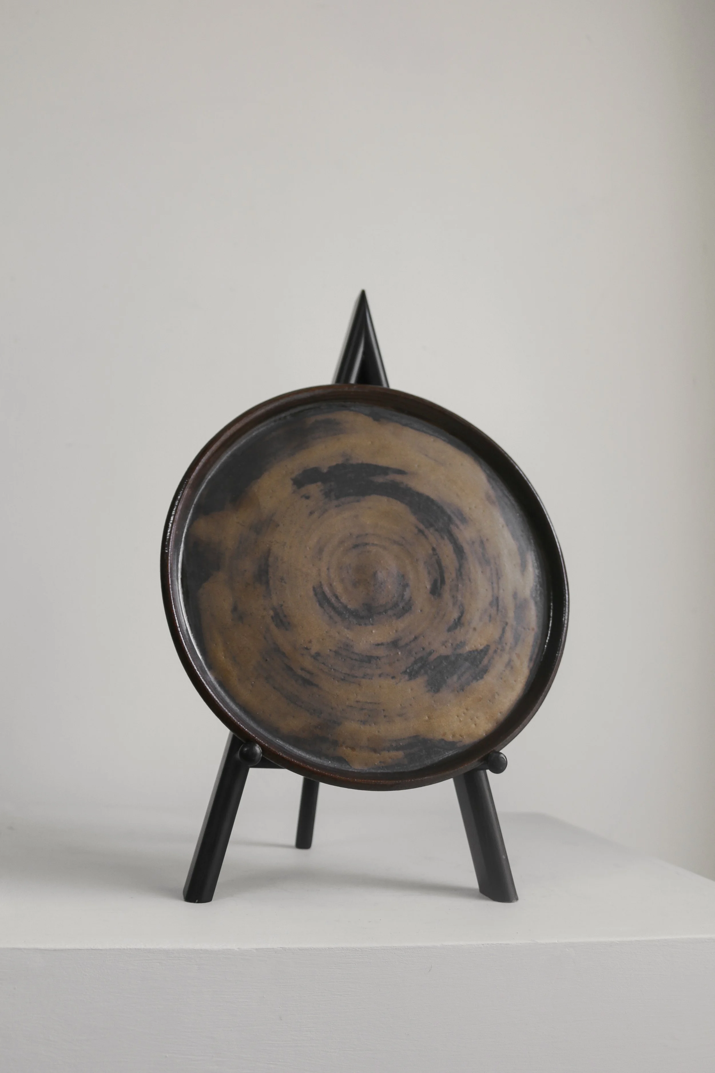 Modernist Bronze Pottery Plate (3 of 1).jpg