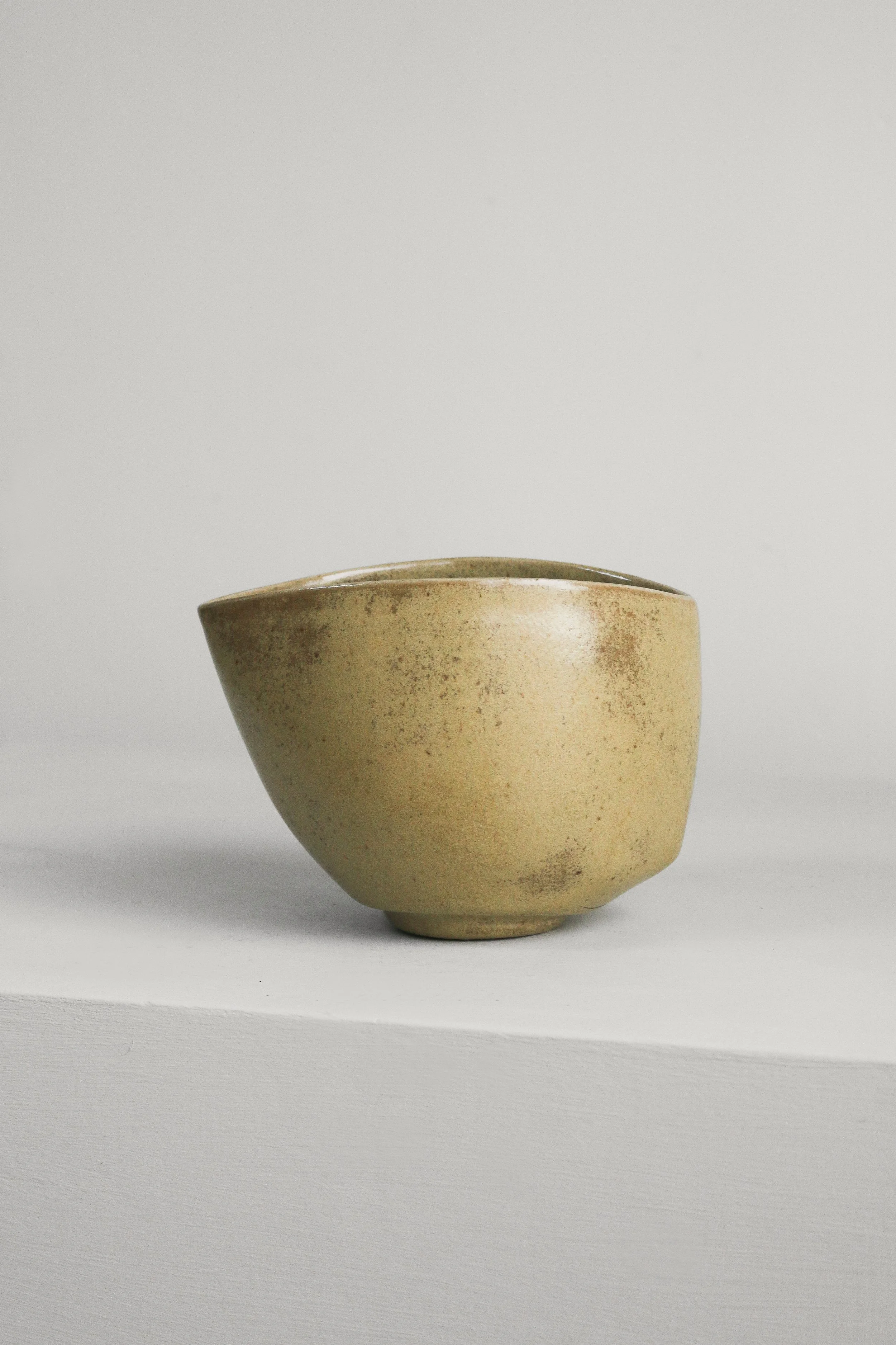 Sculptural Modernist Yellow Bowl (1 of 1).jpg