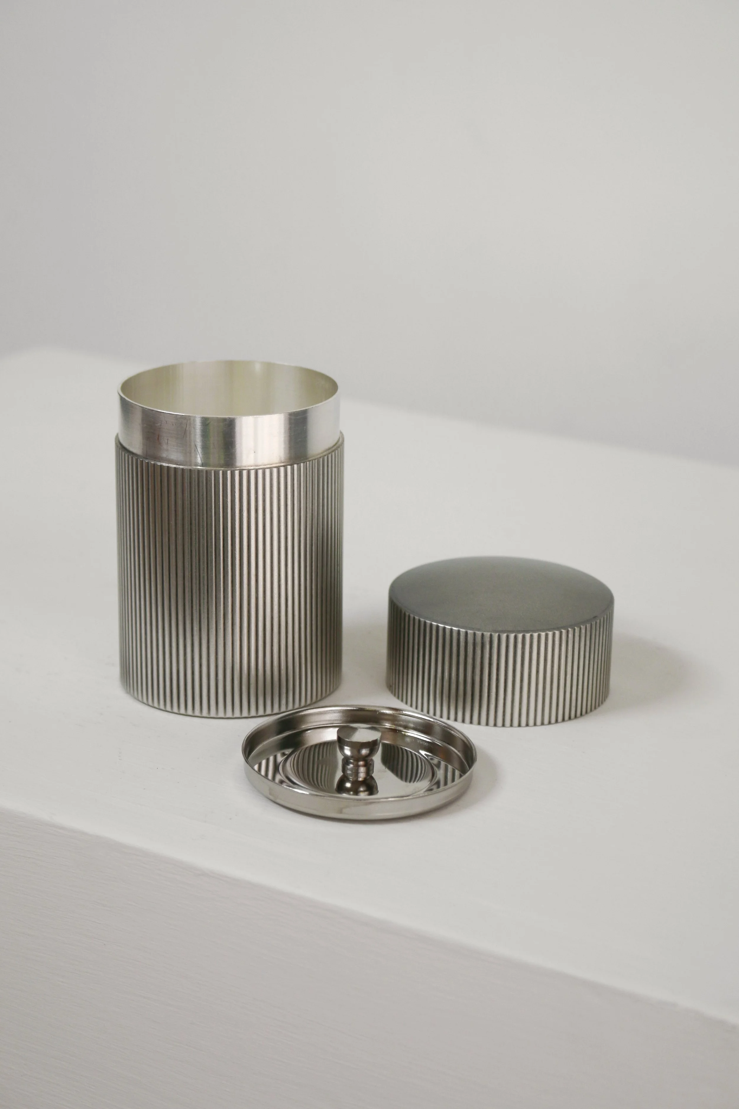 Vintage Japanese Bronze Fluted Tea Caddy-4.jpg